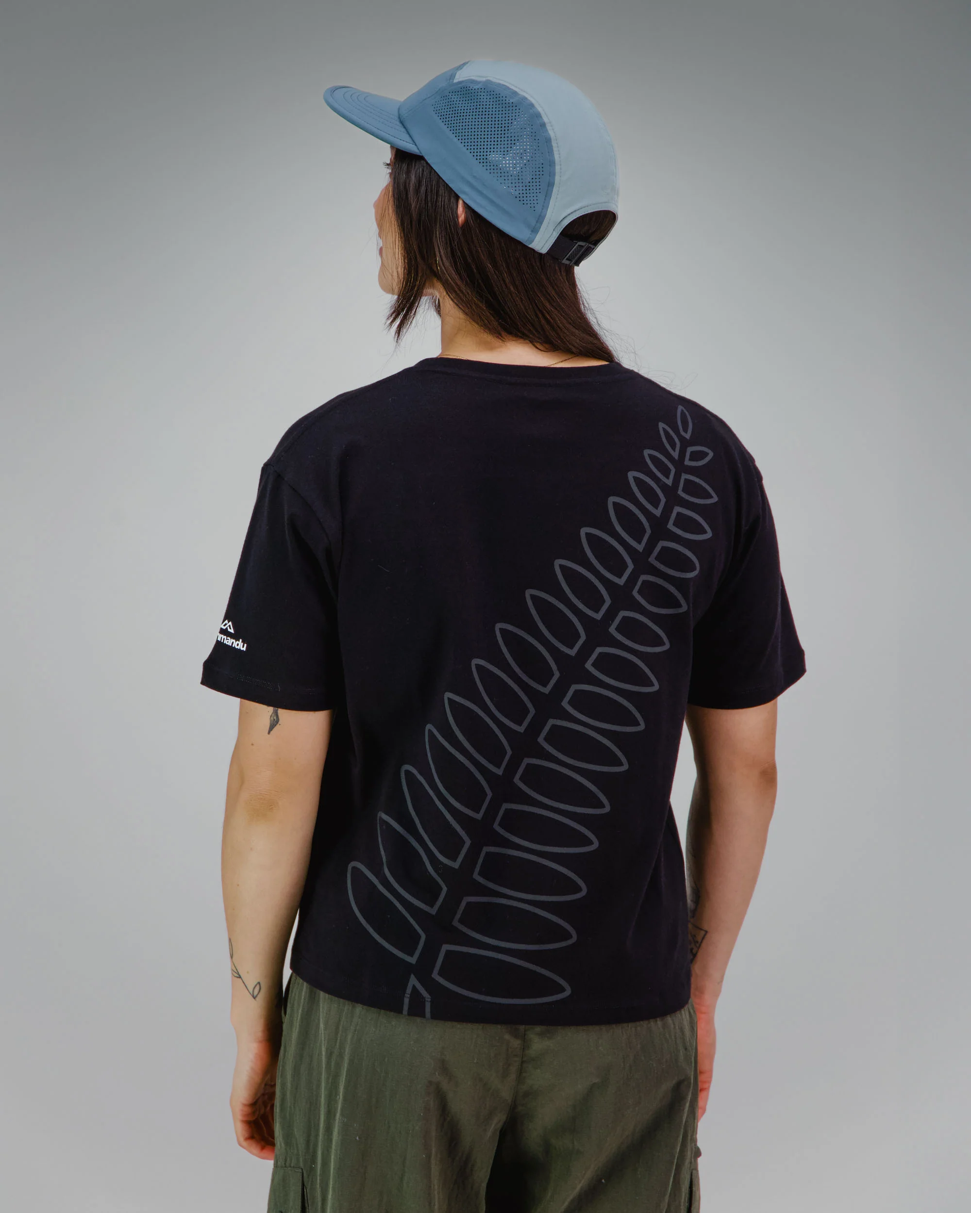 Women's Relaxed T-Shirt - SPT Black | New Zealand Team Supporters Collection - Image 3