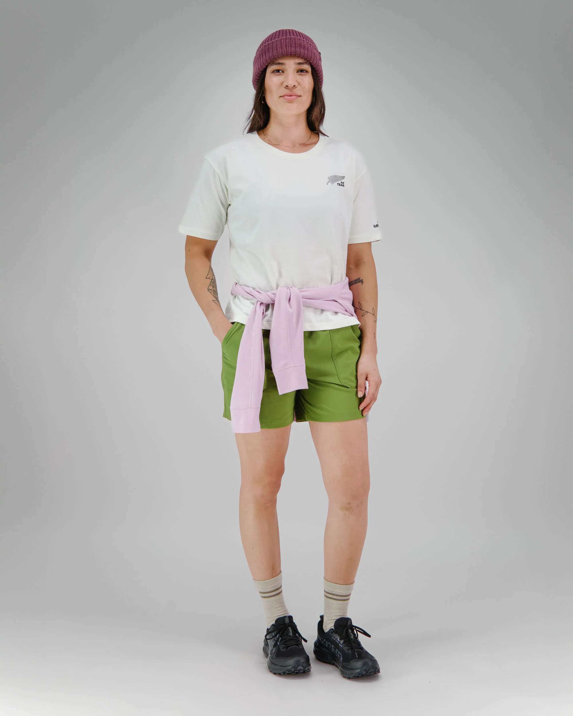 Women's Relaxed T-Shirt - SPT Natural | New Zealand Team Supporters Collection - Image 2