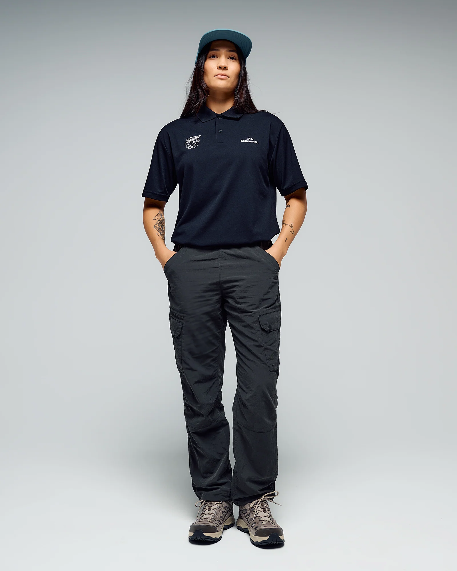Women's Vanua Polo - SPT Black | New Zealand Team Supporters Collection - Image 5