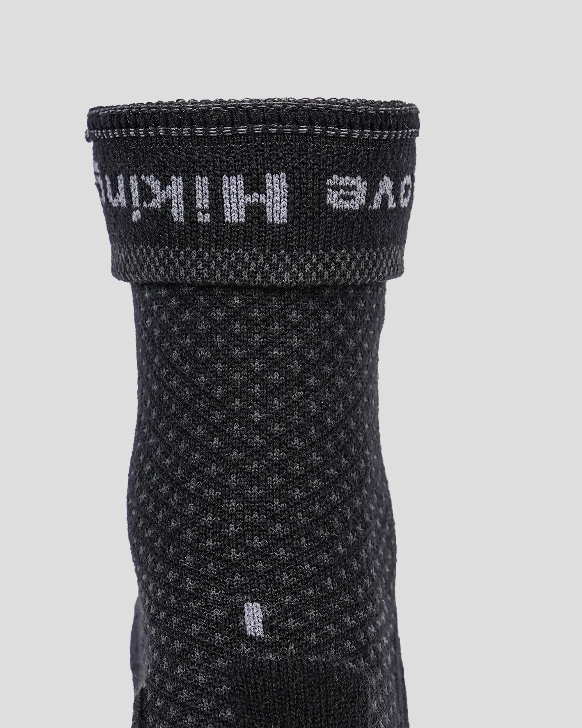 Oboz Katabatic Lightweight Hike Sock - Black Sea - Image 5