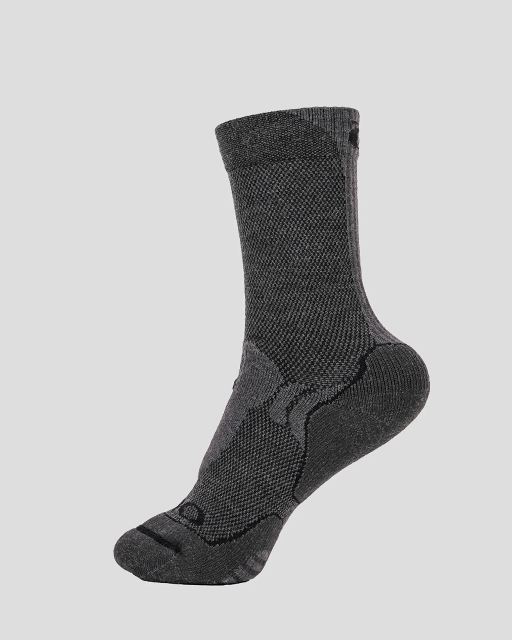 Oboz Sawtooth Midweight Hike Sock - Hazy Gray - Image 2
