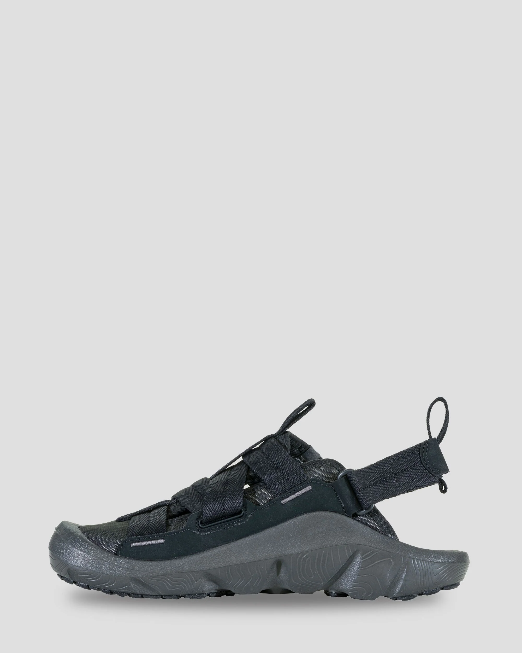 Men's Oboz Whakatā Off-Road Sandals - Black Sea - Image 2