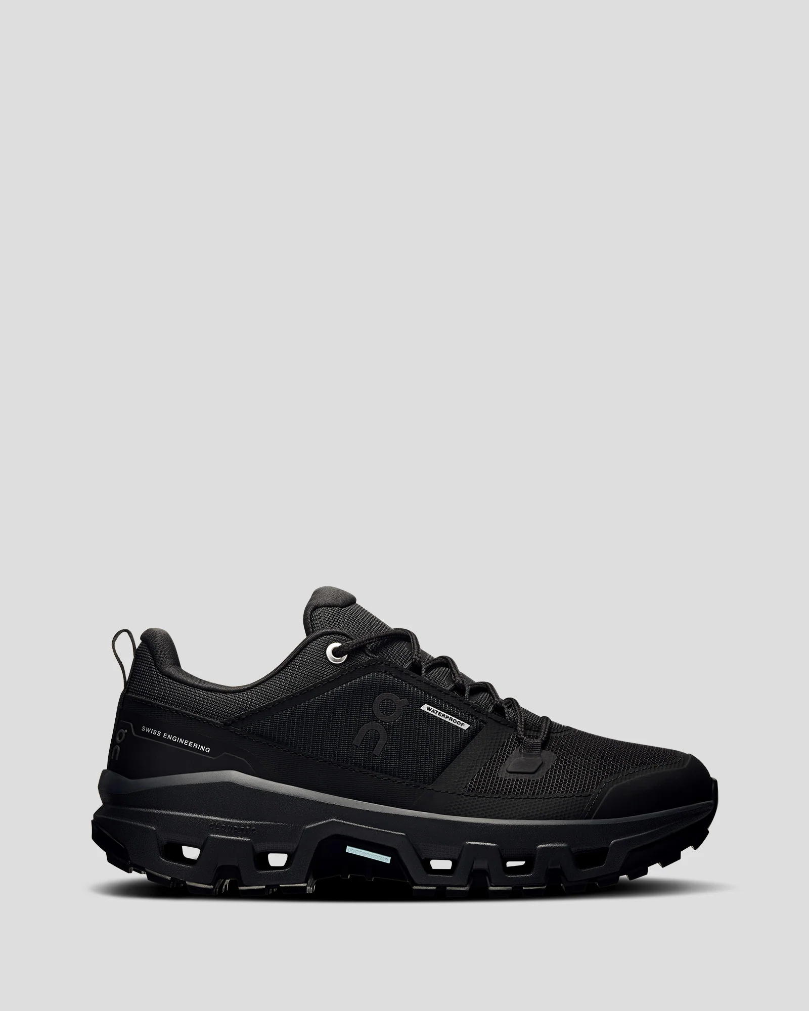 Women's On Cloudrock Low Hiking Shoes - Black/Black