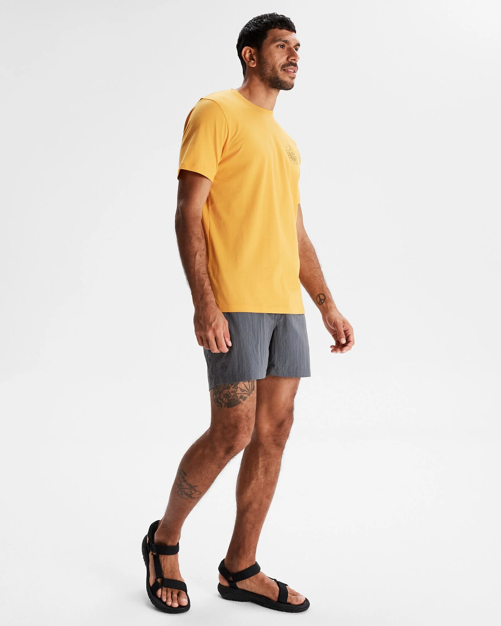 Men's OT Organic Cotton T-shirt - Mustard Yellow - Image 2