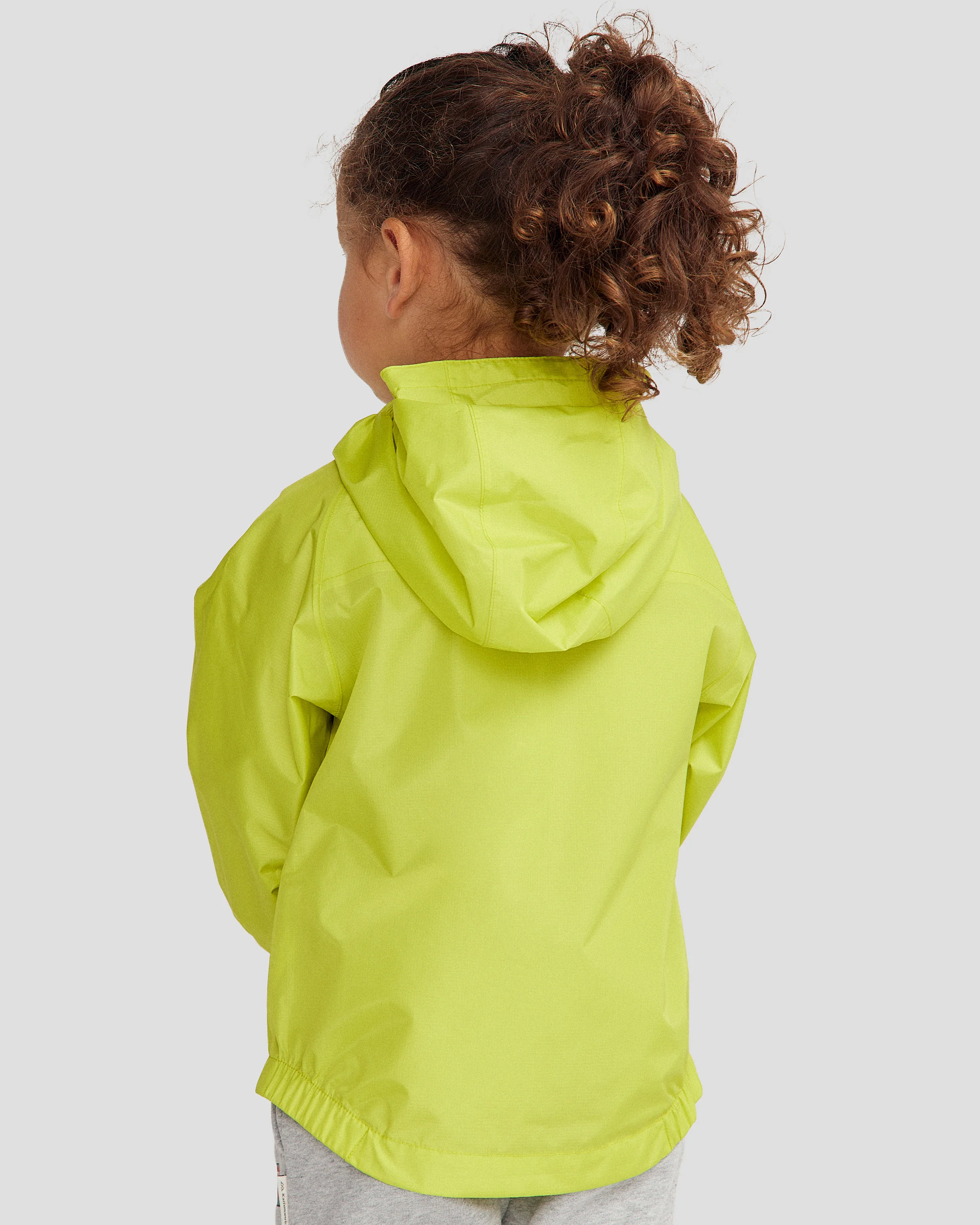 Kids Pocket-it 2L Rain Jacket v4 - Bright Moss - Image 4