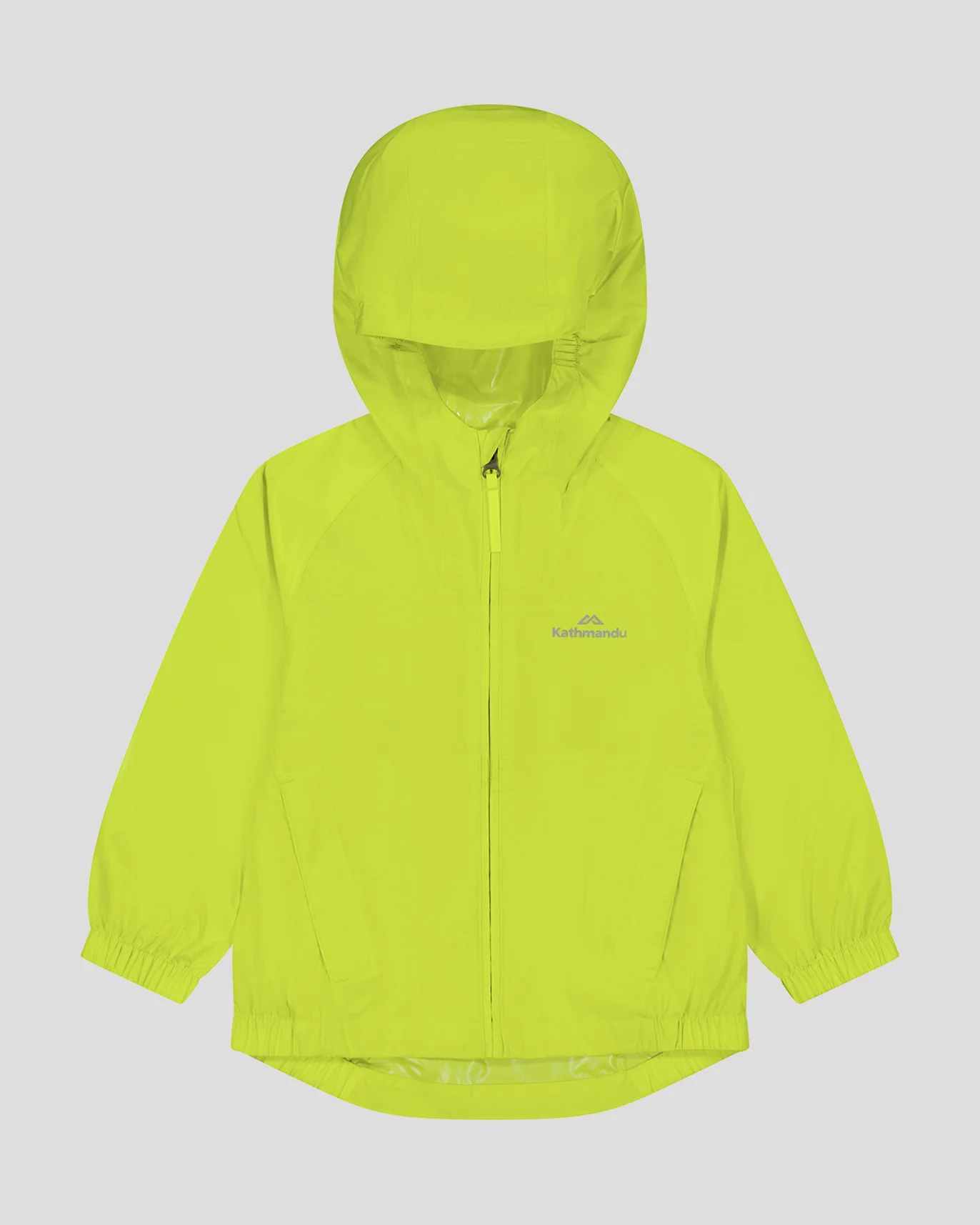 Kids Pocket-it 2L Rain Jacket v4 - Bright Moss - Image 6