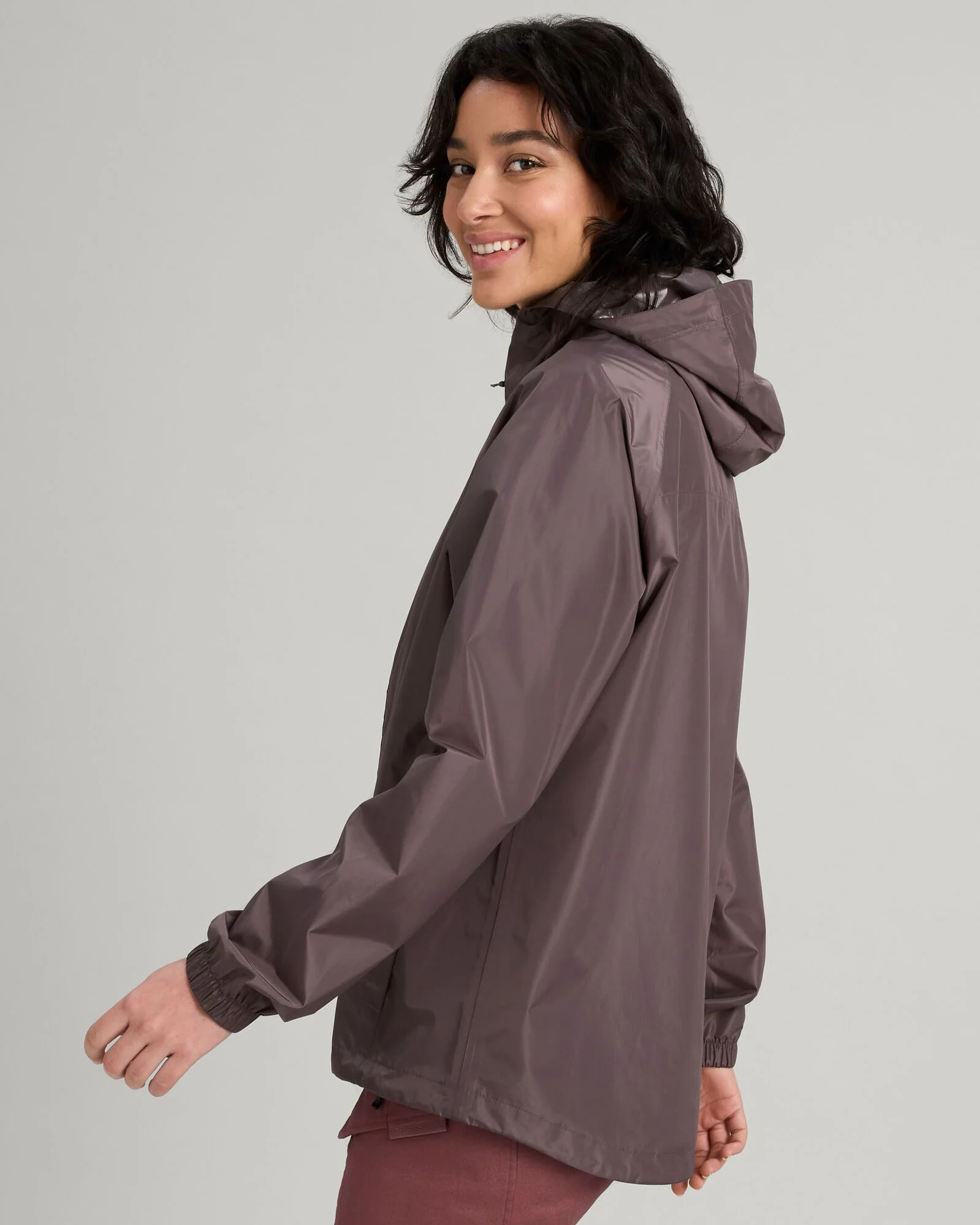 Women's Pocket-it 2-layer Rain Jacket - Light Quartz - Image 3
