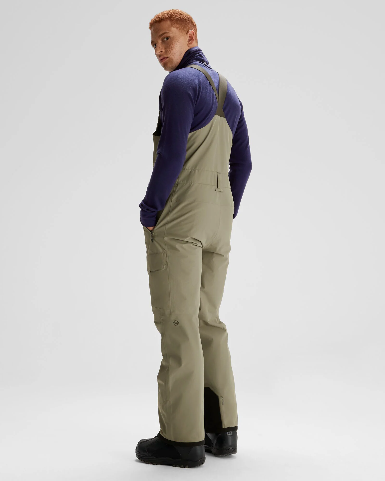 Men's PWDR-Days 2L Insulated Snow Bib - Beech - Image 3