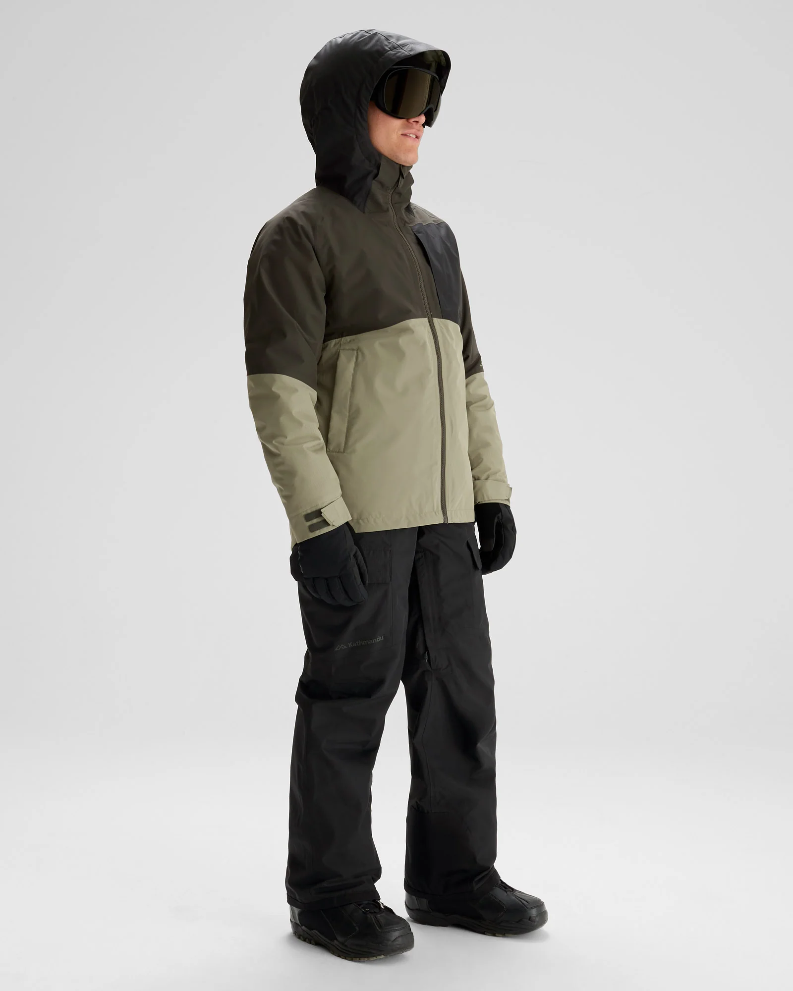 Men's PWDR-Days 2L Insulated Snow Jacket - Dark Moss/Beech - Image 2