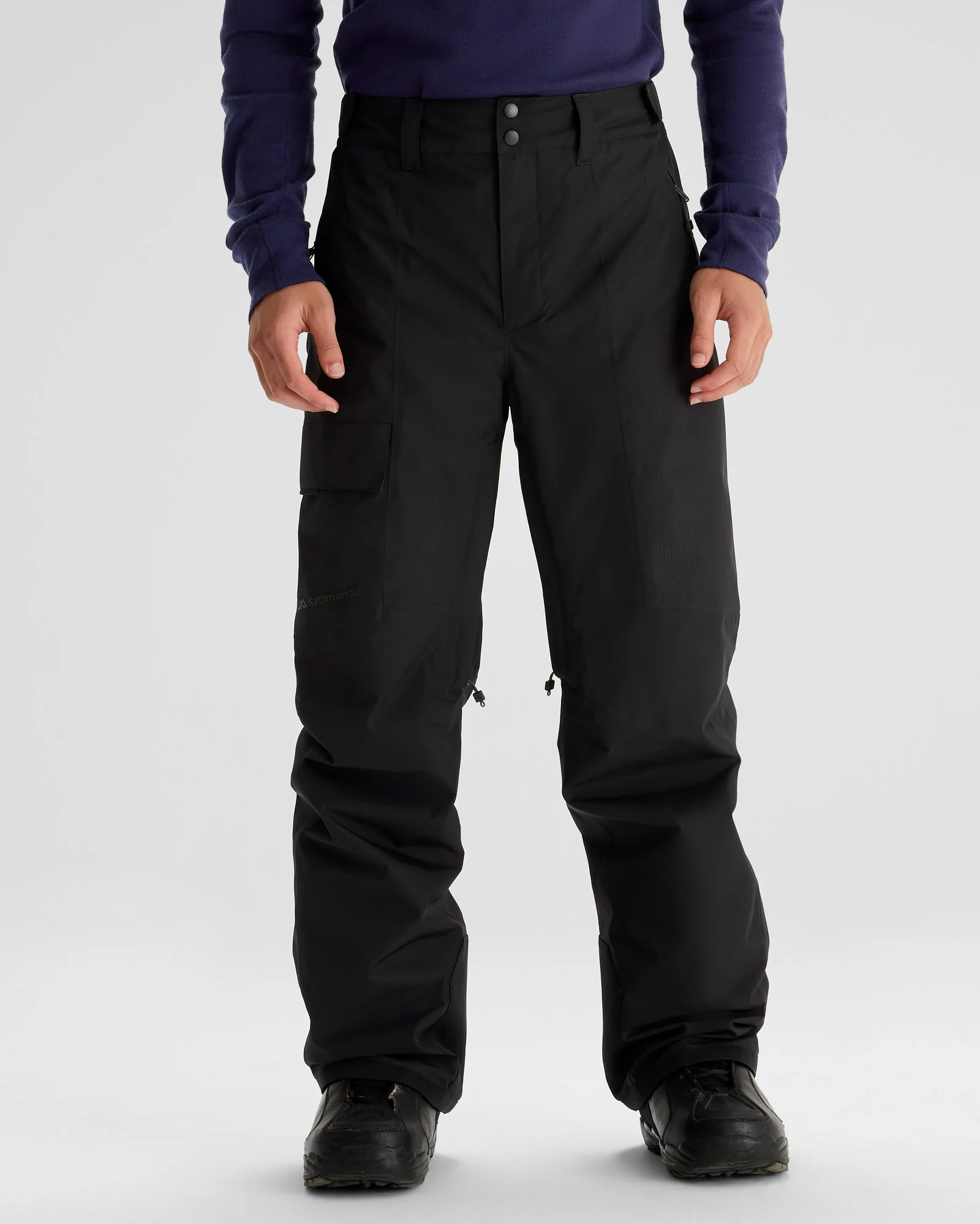 Men's PWDR-Days 2L Insulated Snow Pants - Black Stingray - Image 3