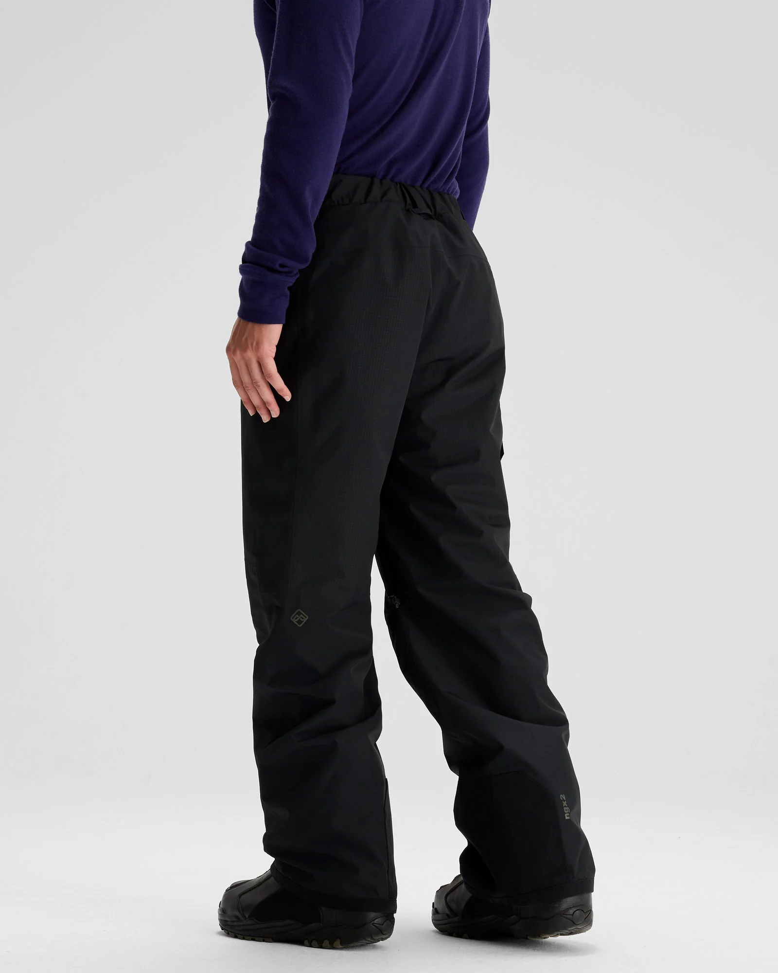 Men's PWDR-Days 2L Insulated Snow Pants - Black Stingray - Image 5