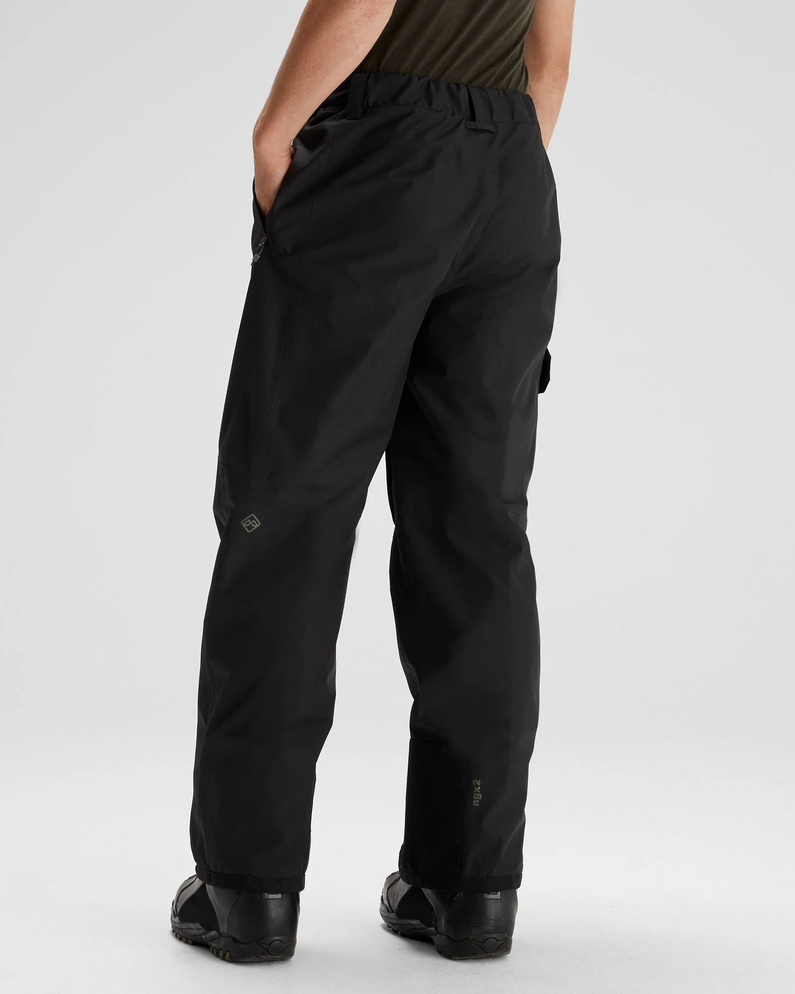 Men's PWDR-Days 2L Shell Snow Pants - Black Stingray - Image 5