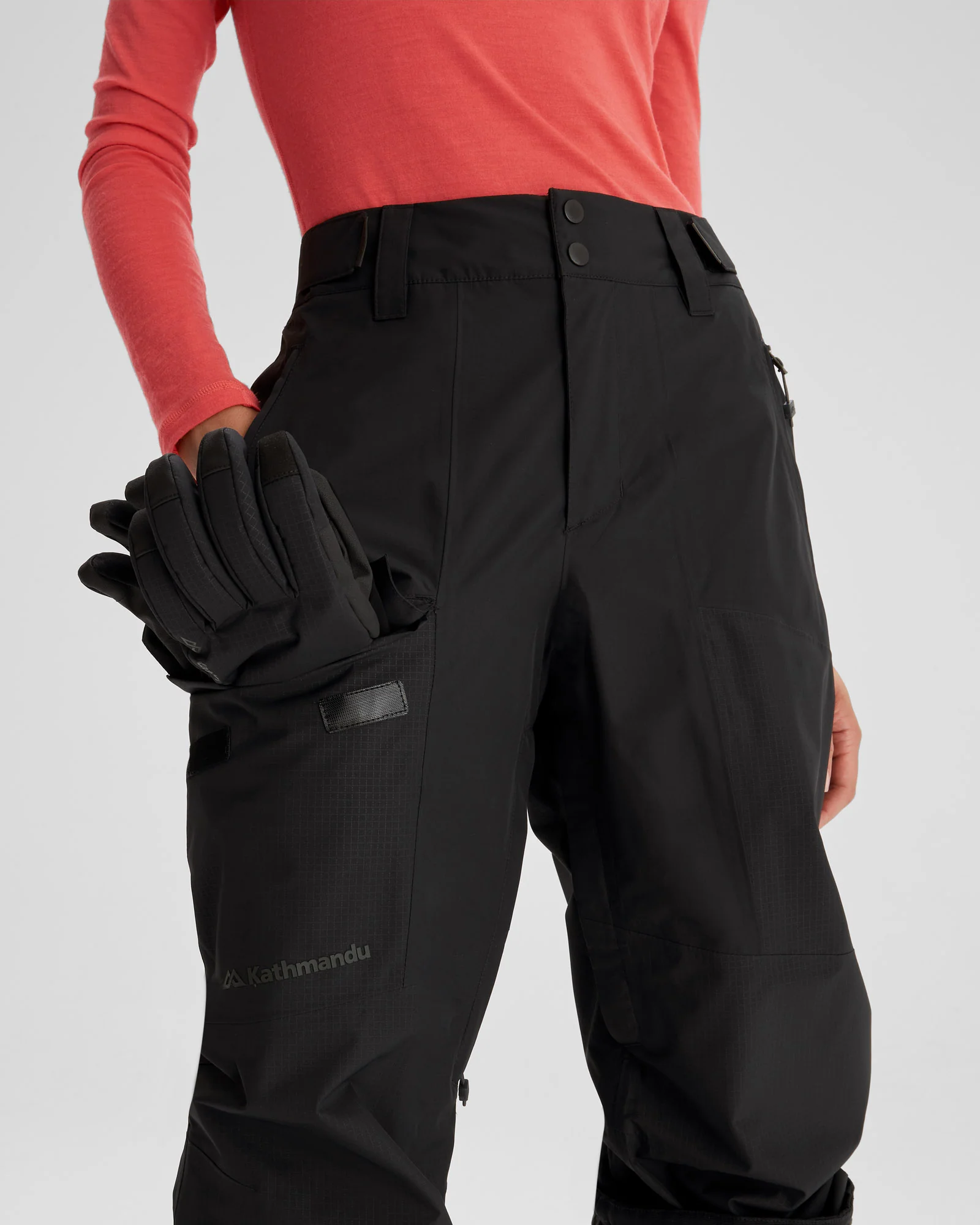 Women's PWDR-Days 2L Shell Snow Pants - Black Stingray - Image 17