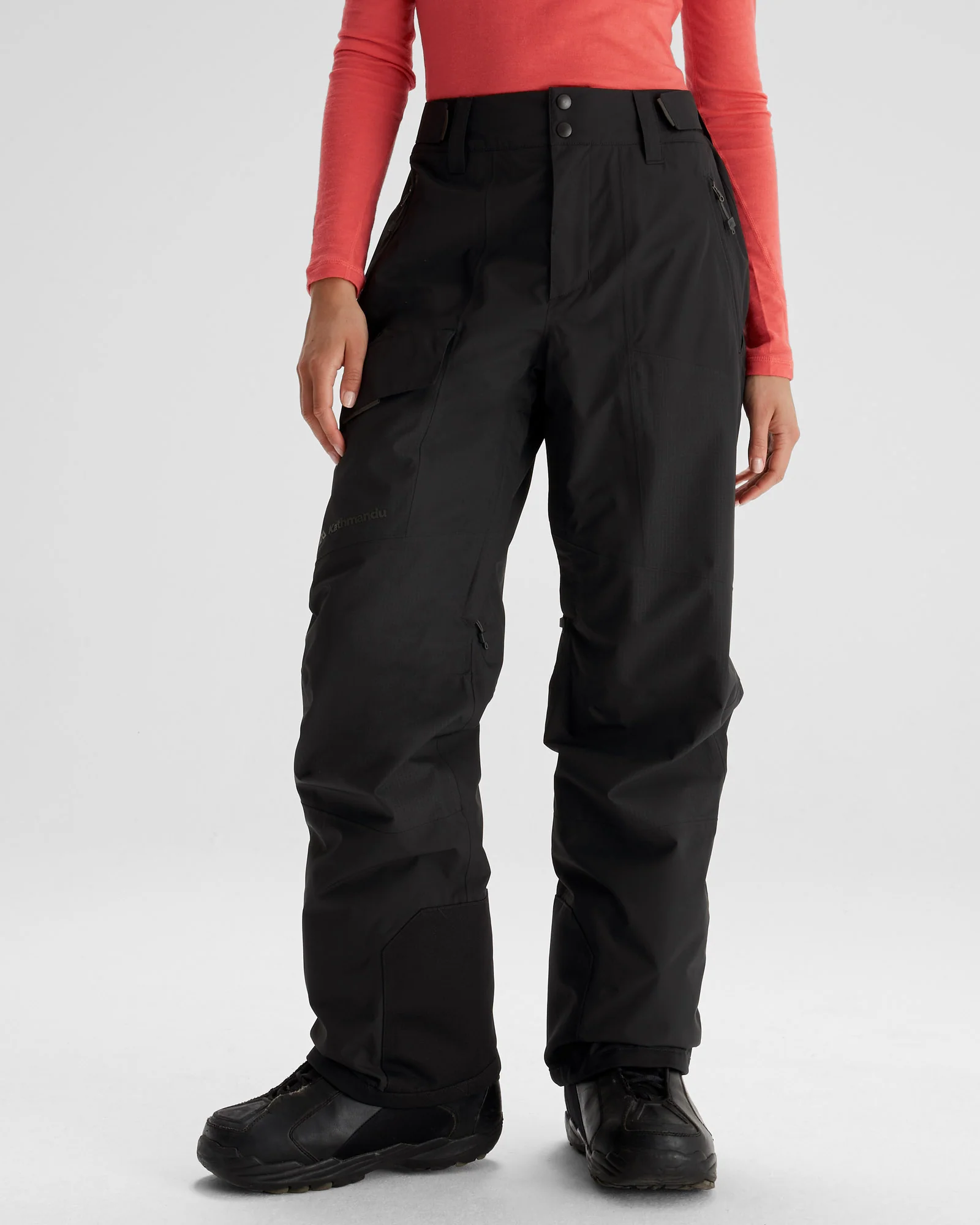 Women's PWDR-Days 2L Shell Snow Pants - Black Stingray - Image 4