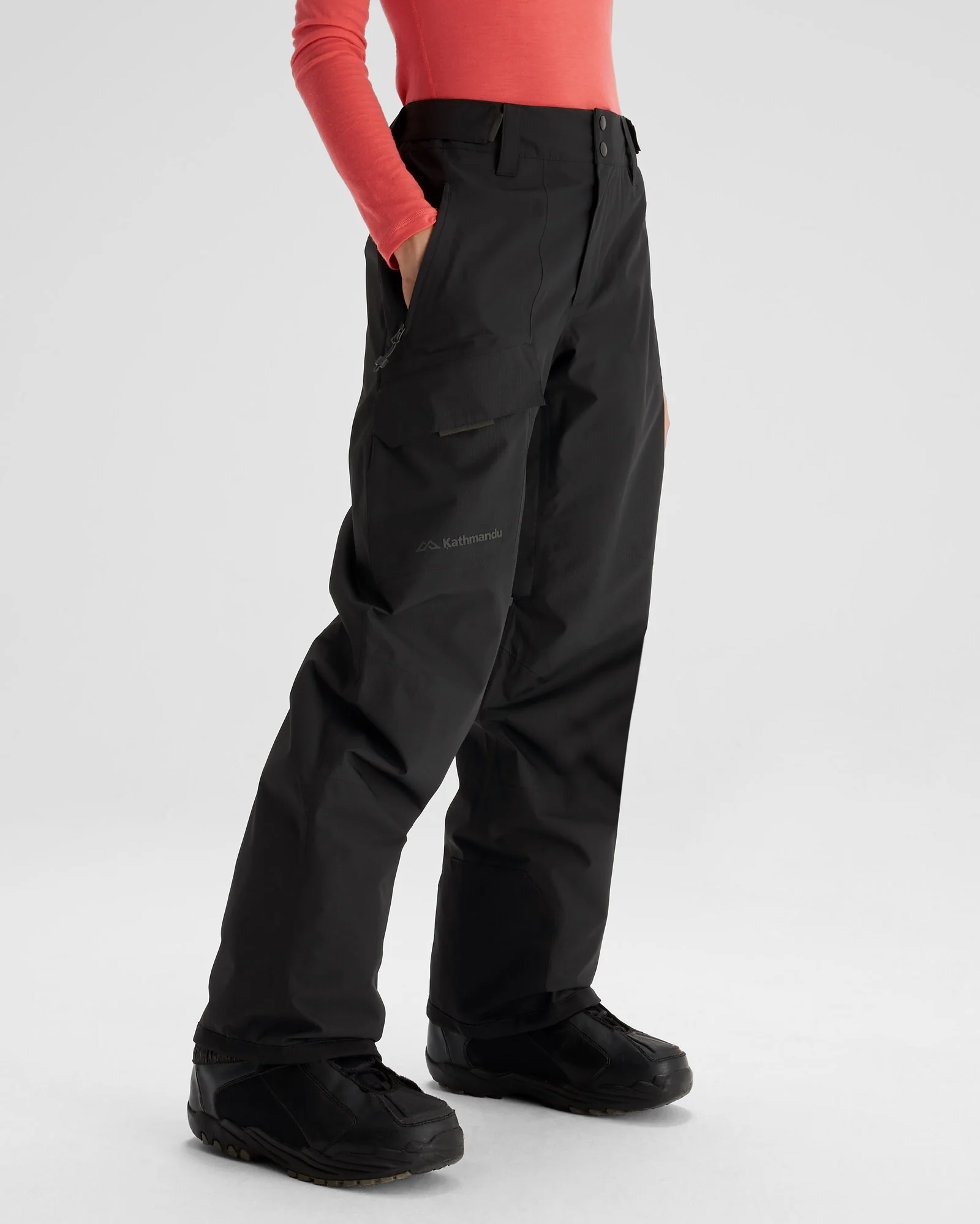 Women's PWDR-Days 2L Shell Snow Pants - Black Stingray - Image 5