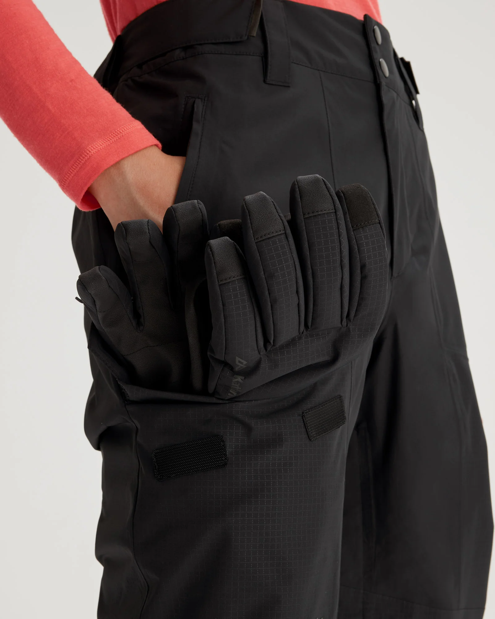 Women's PWDR-Days 2L Shell Snow Pants - Black Stingray - Image 9