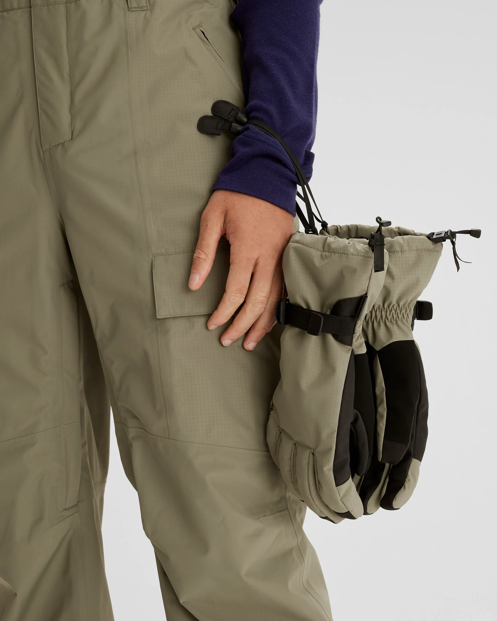 PWDR-Days Men's Insulated Snow Gloves - Beech - Image 4