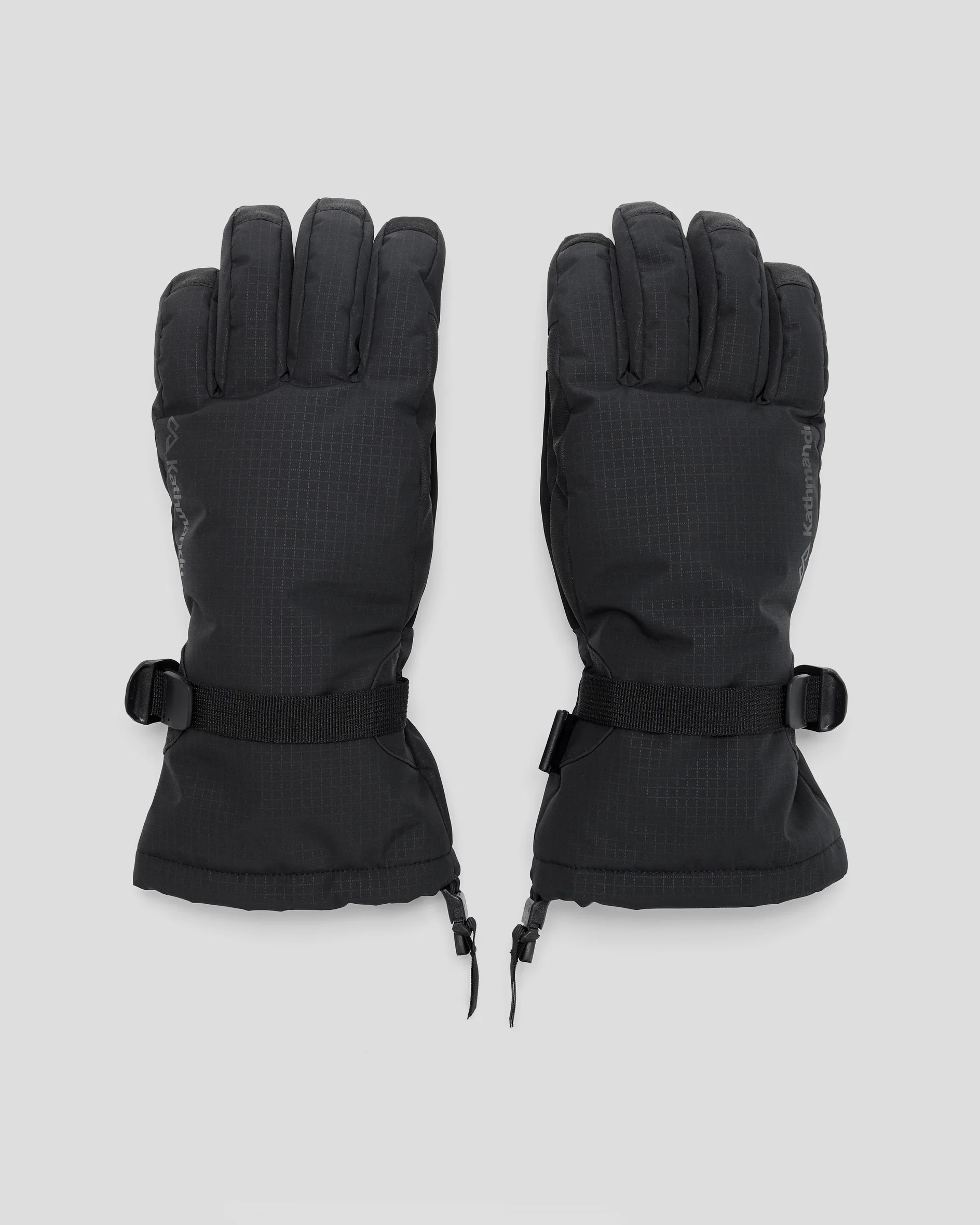 PWDR-Days Men's Insulated Snow Gloves - Black Stingray