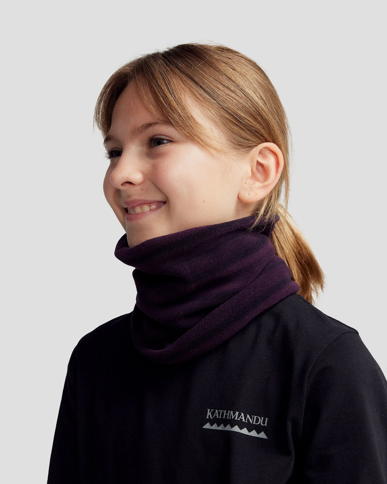 Ridge 100 Primaloft Fleece Kids Gaiter - Jam Stripe - Image 2