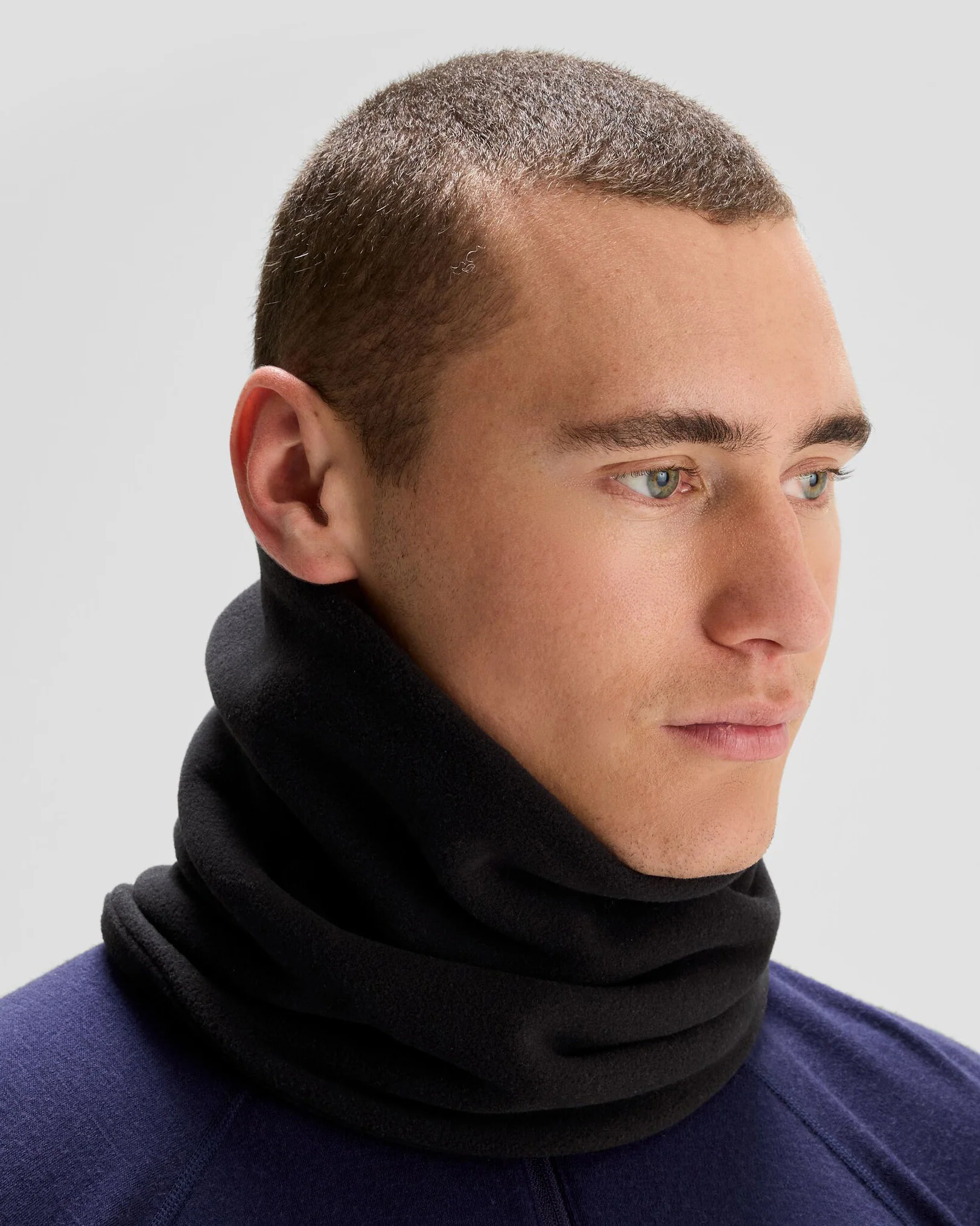 Ridge 100 PrimaLoft® Bio Fleece Neck Gaiter - Black - Image 3