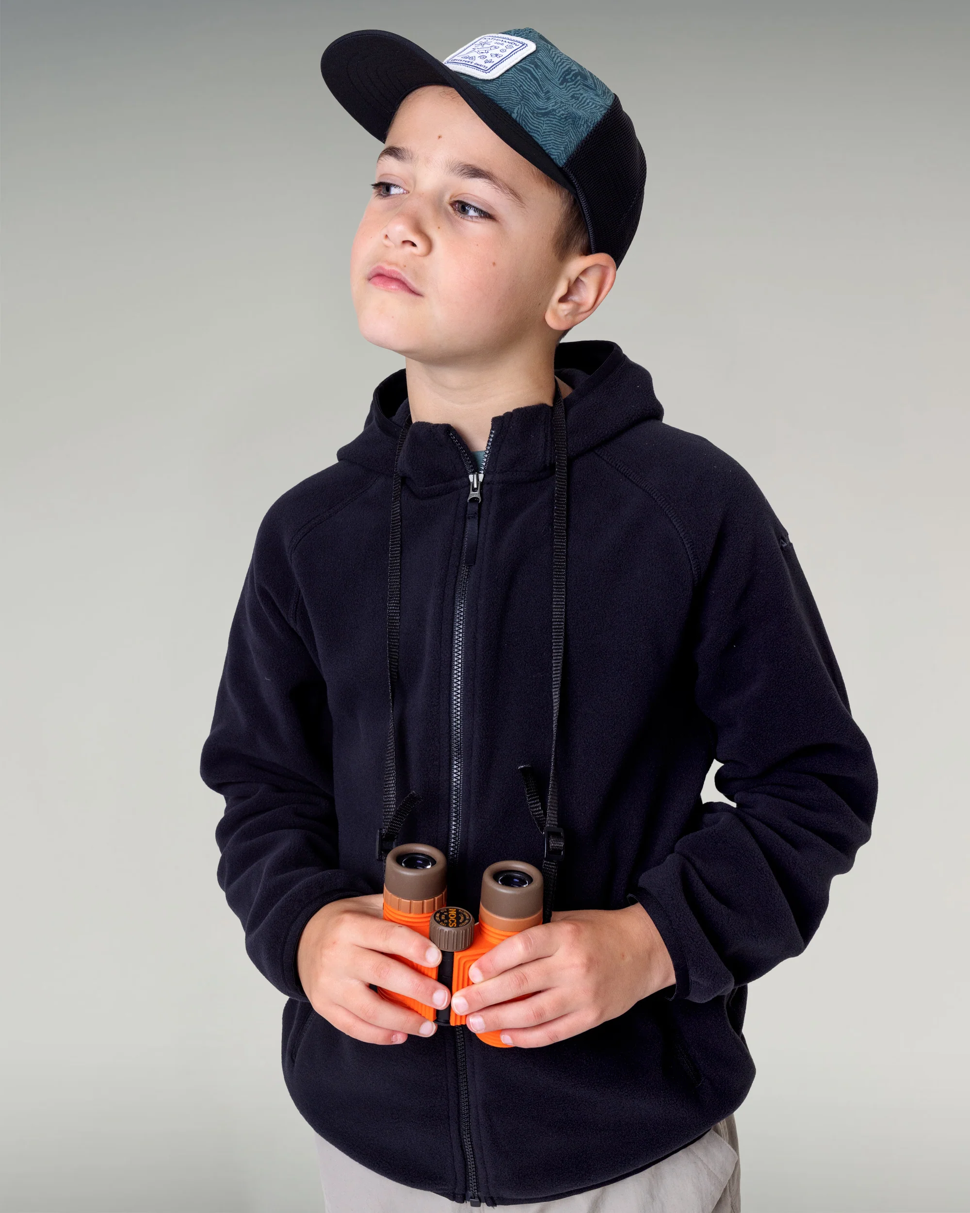Kids Ridge 100 Primaloft Hooded Jacket - Black - Image 2