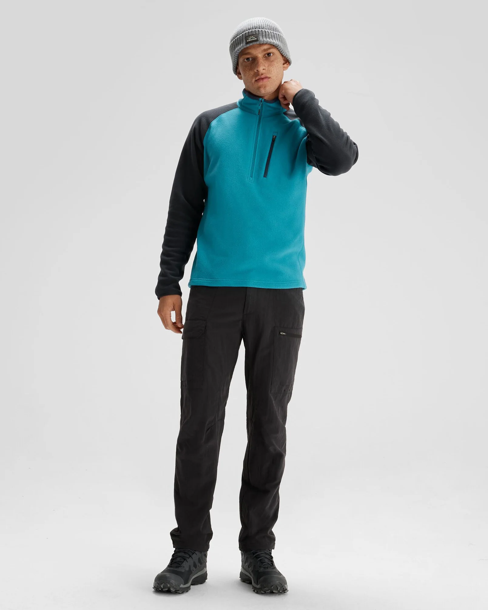 Men's Ridge 100 PrimaLoft Bio Pullover - Eddy/Meteor - Image 2