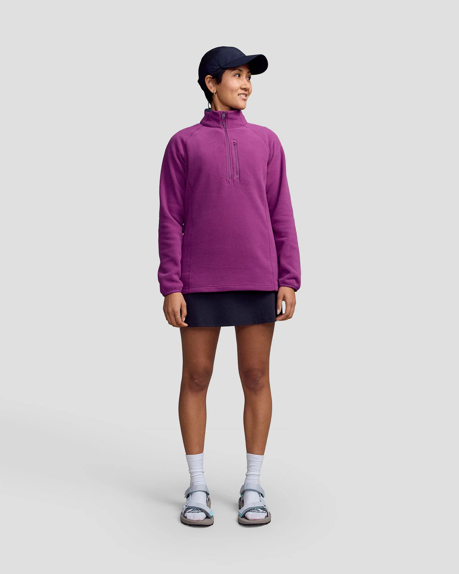 Women's Ridge 100 Primaloft Pullover - Berry - Image 3
