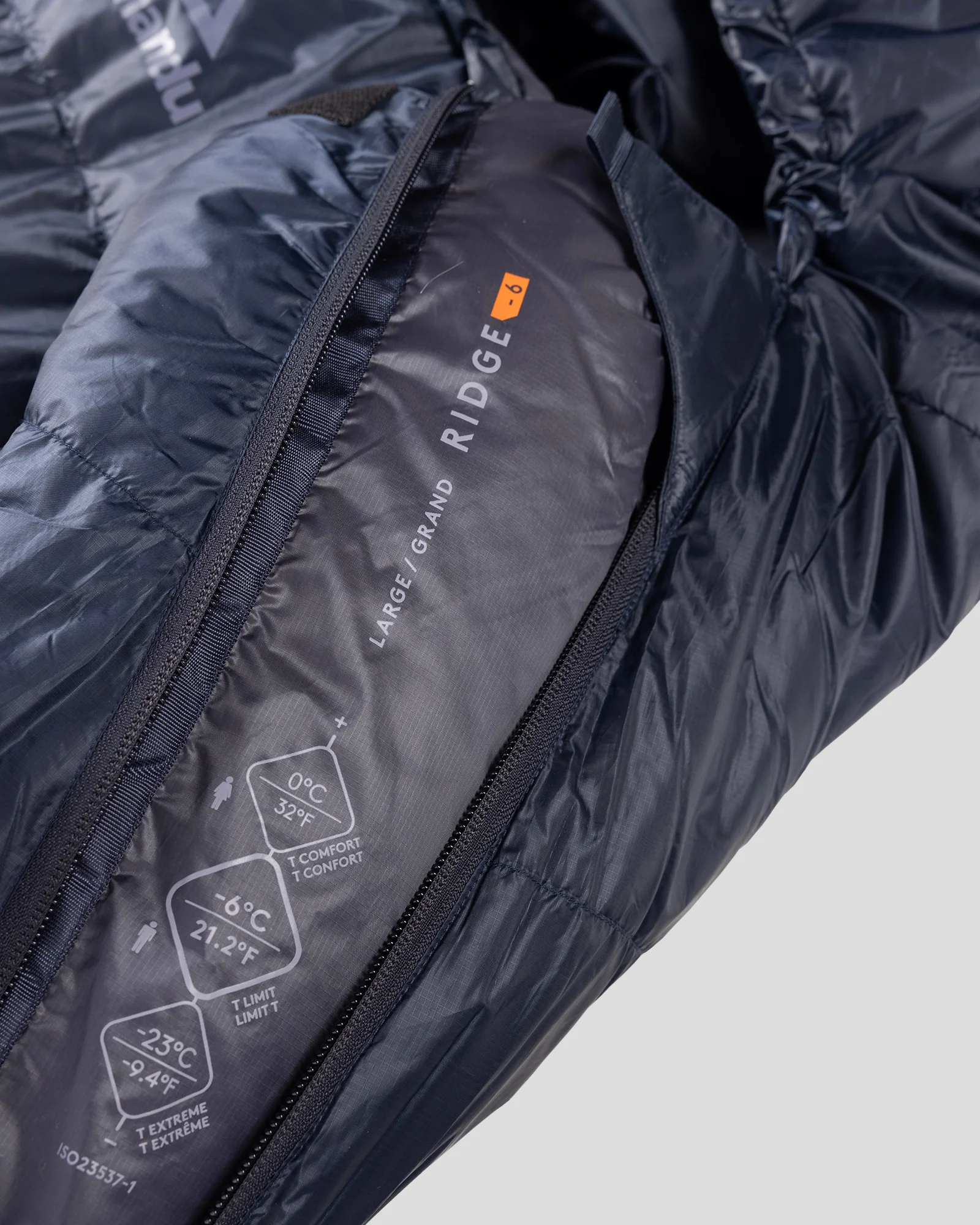 Ridge - 6 Sleeping Bag - Large - Pure Navy/Light Navy - Image 6