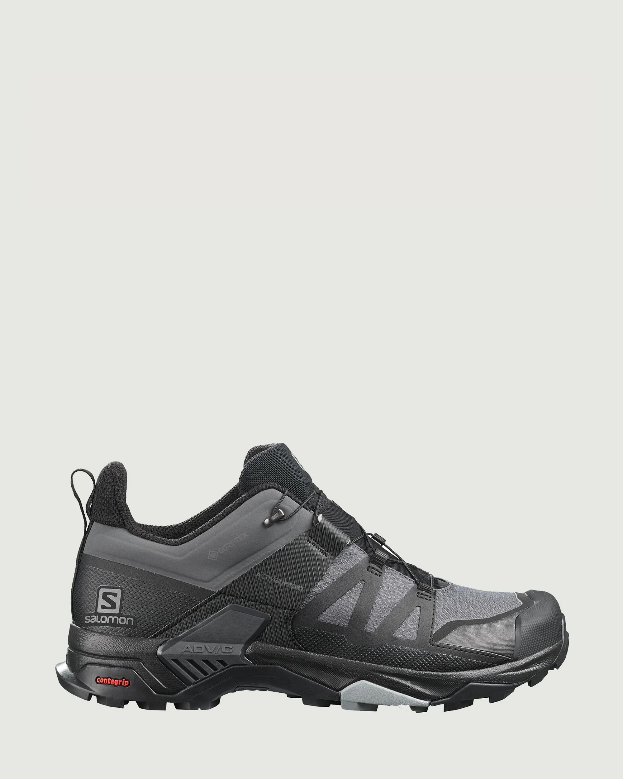 Men's Salomon X Ultra 4 GTX Hiking Shoes - Magnet/Black/Monument