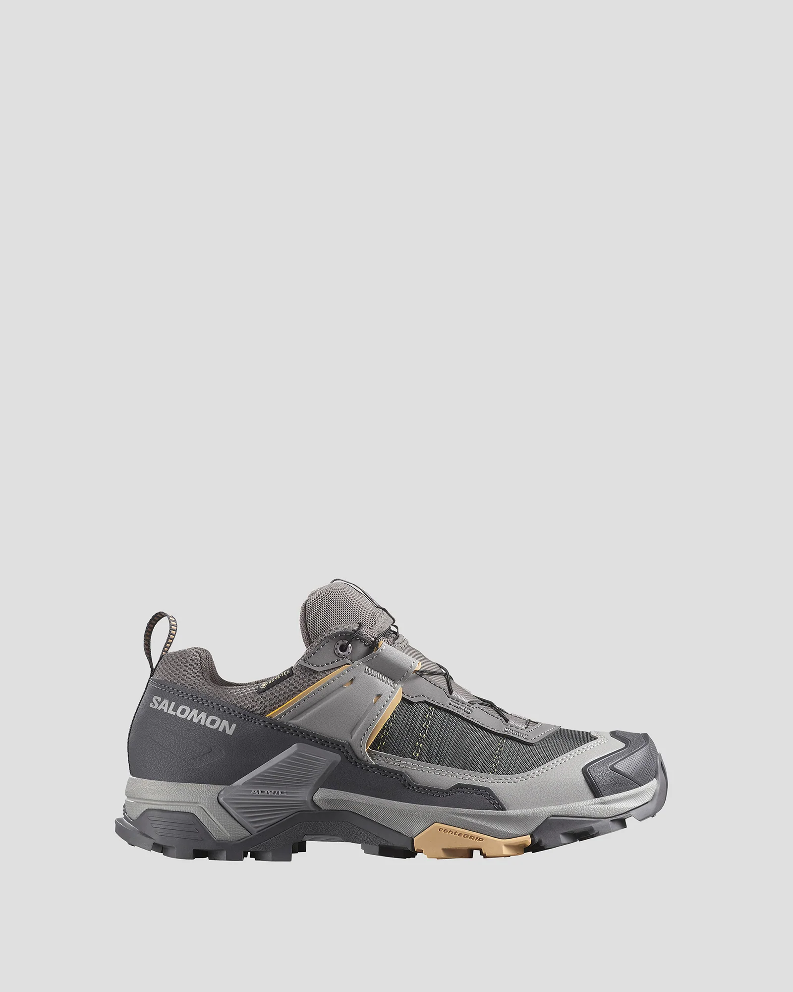 Women's Salomon X Ultra 5 GTX Hiking Shoes - Plum Kitten/Nine Iron/Soft Clay