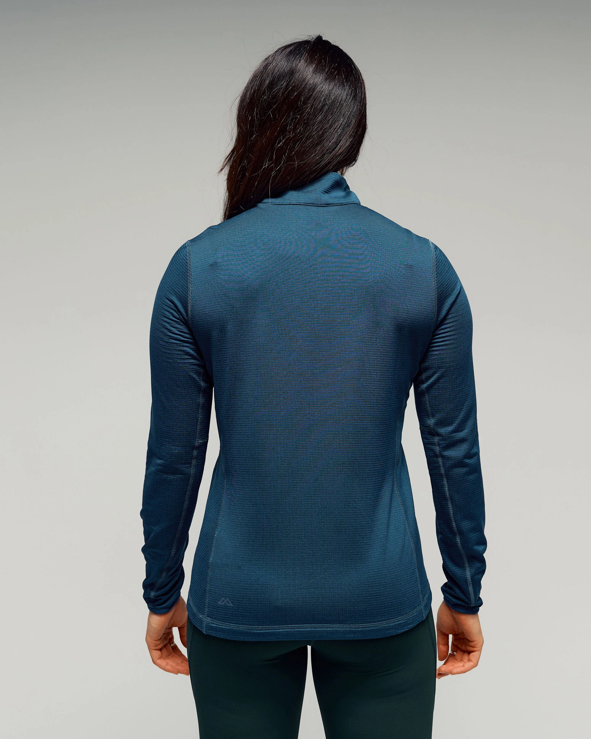 Women's Seeker Fleece 1/4 Zip Pullover - Deep Lagoon - Image 2