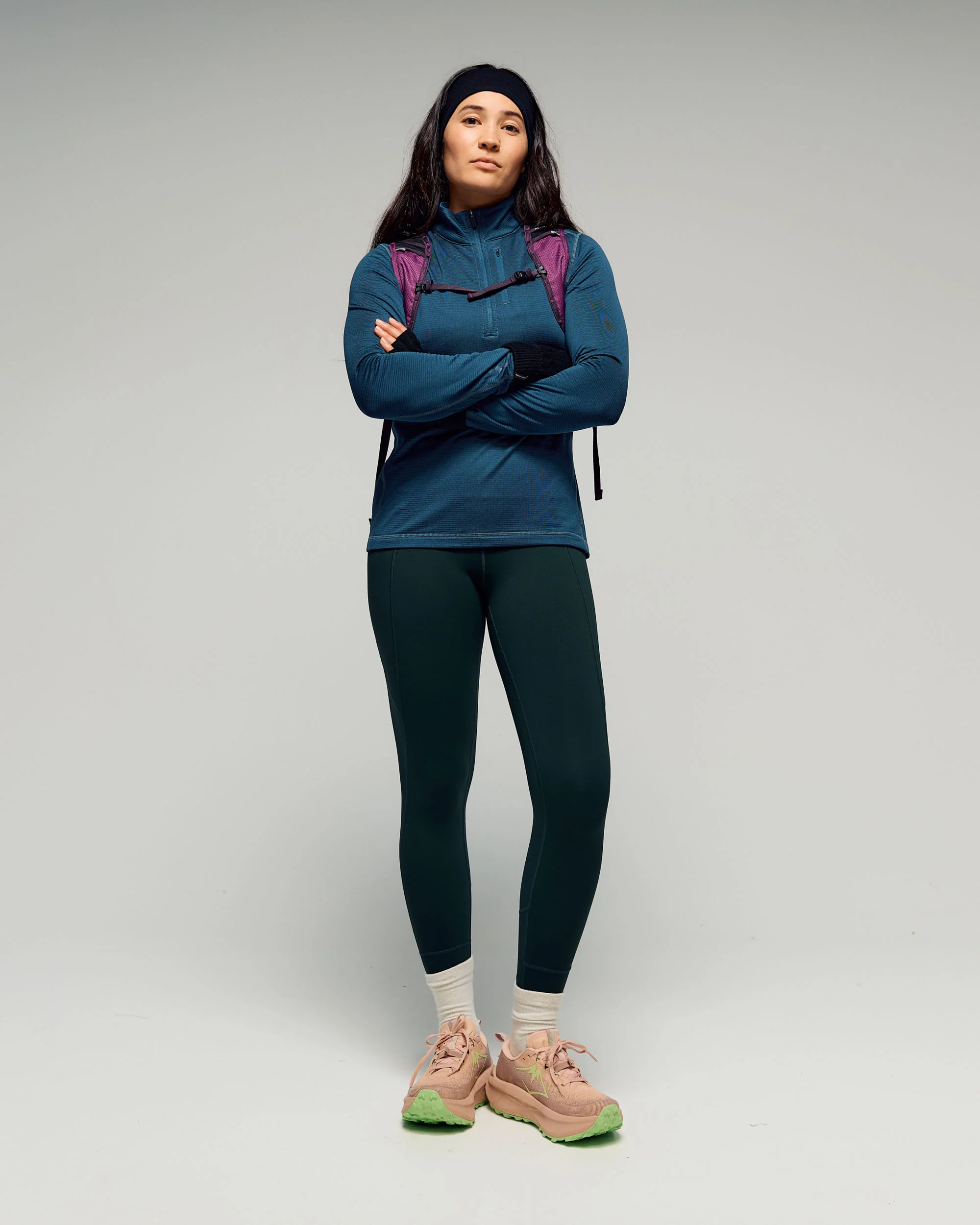 Women's Seeker Fleece 1/4 Zip Pullover - Deep Lagoon - Image 3