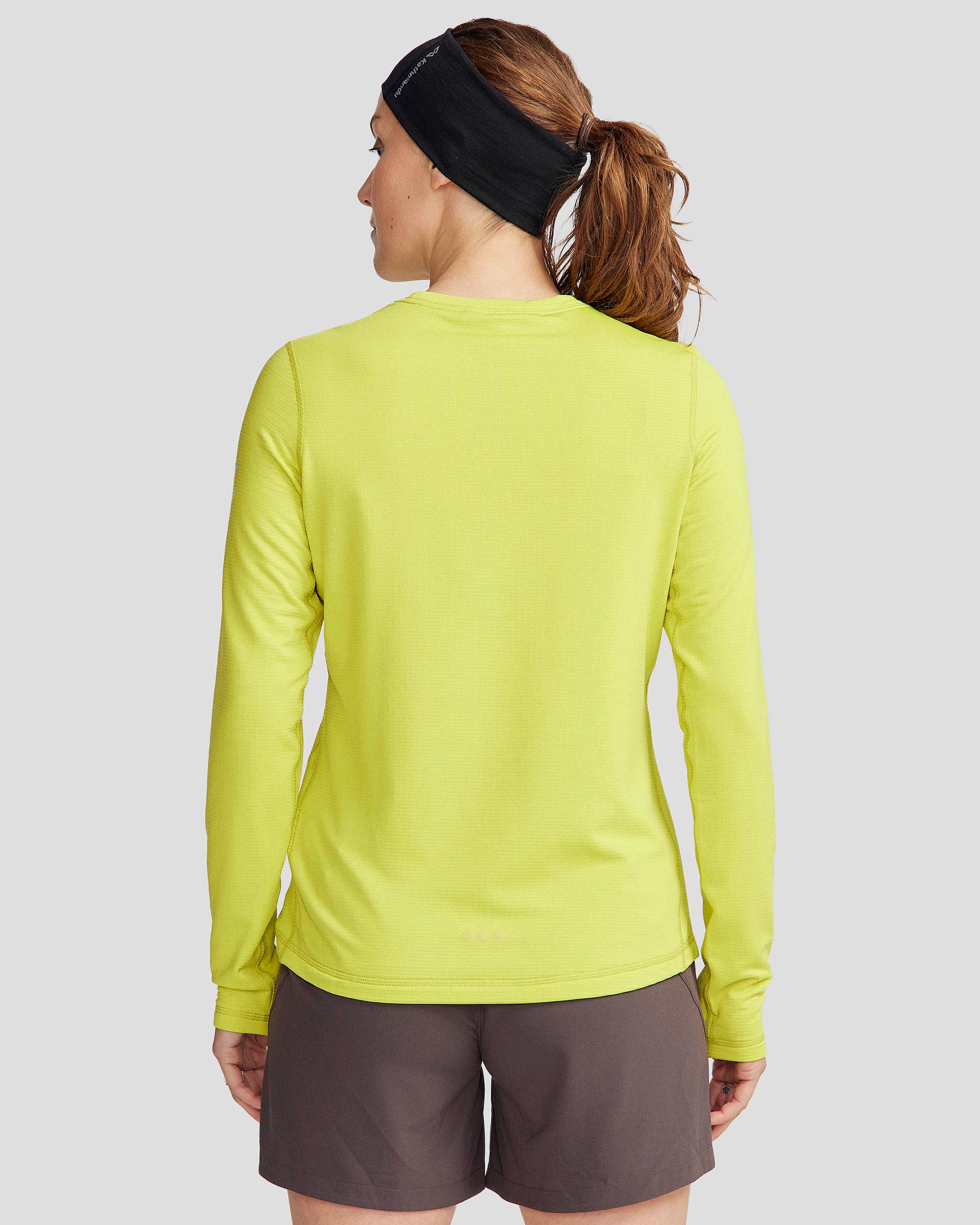 Women's Seeker Fleece Long Sleeve Top - Bright Moss - Image 3