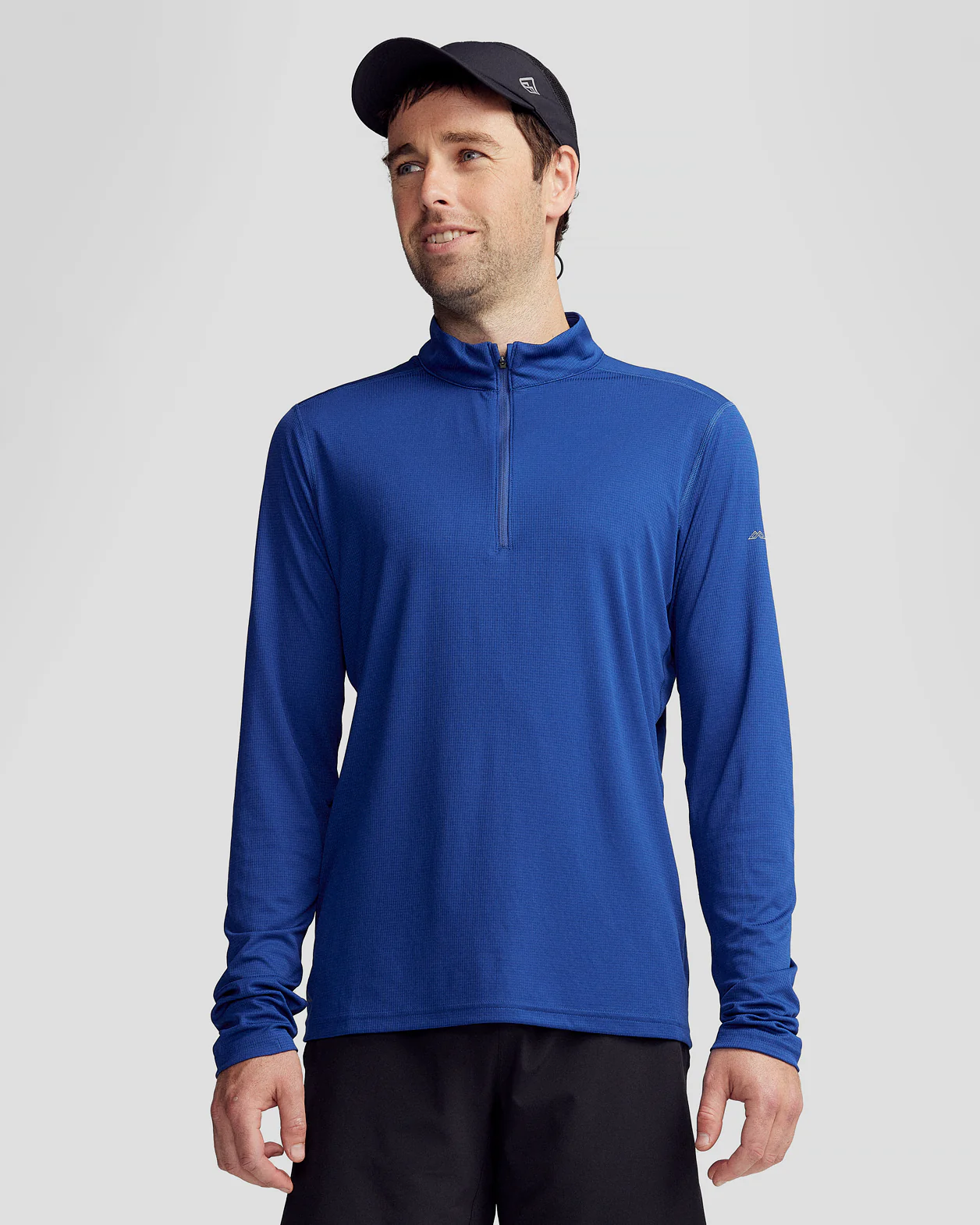 Men's Seeker Quarter Zip Top - Bright Navy