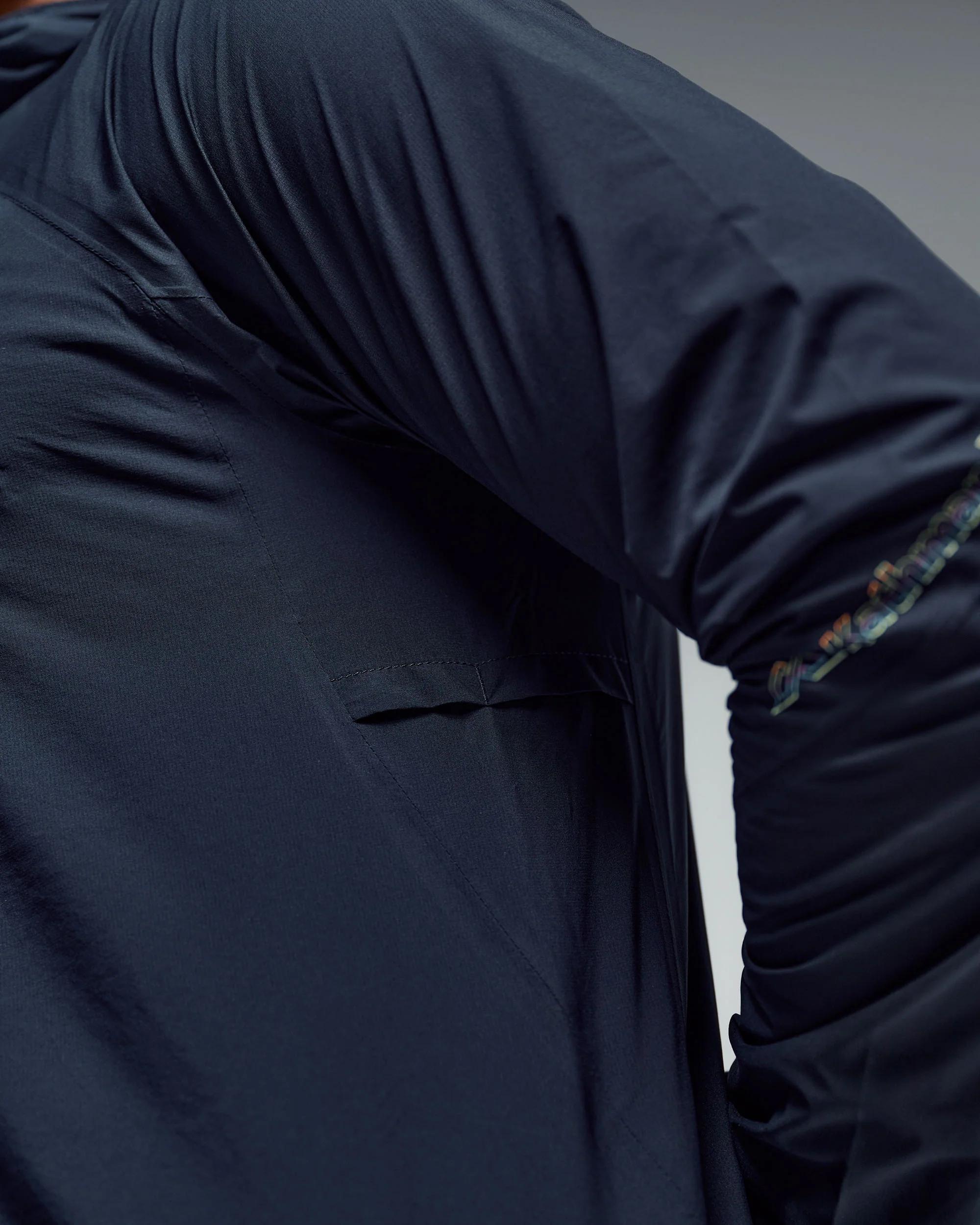 Men's Seeker 2.5L Rain Jacket - Black Stingray - Image 8