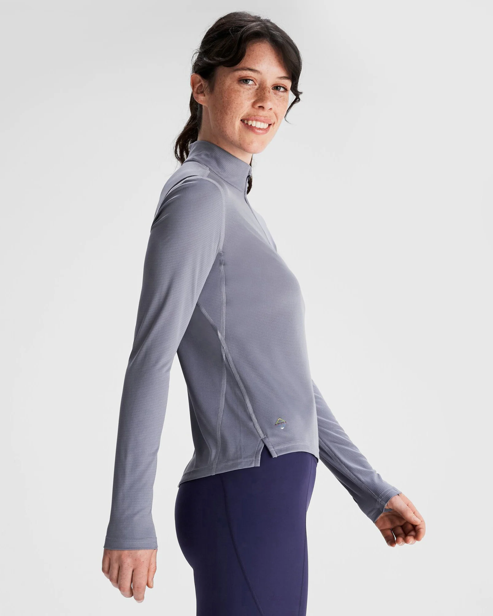 Women's Seeker Quarter Zip Top - Dark Haze - Image 3