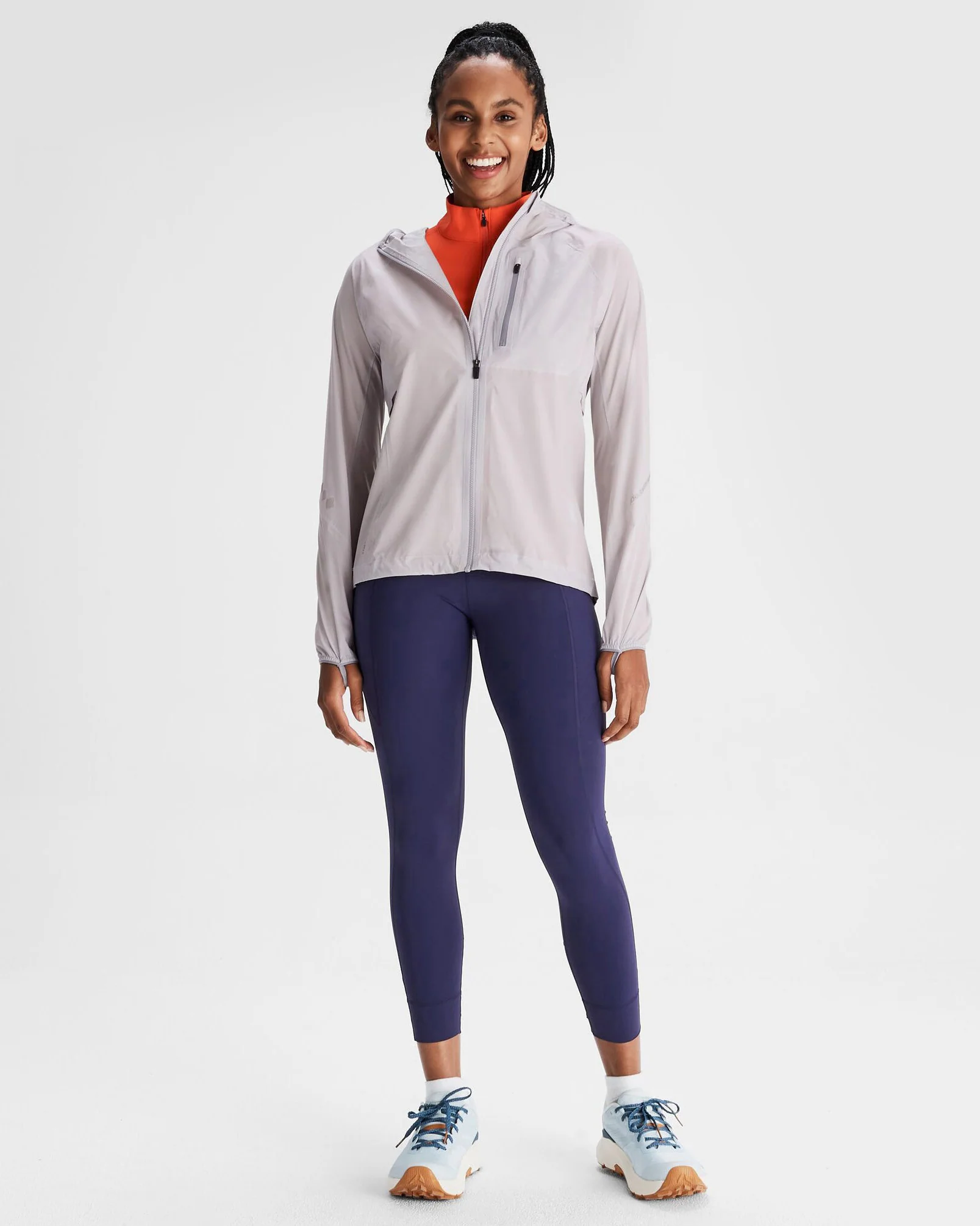 Women's Seeker 2.5L Rain Jacket - Dove - Image 3