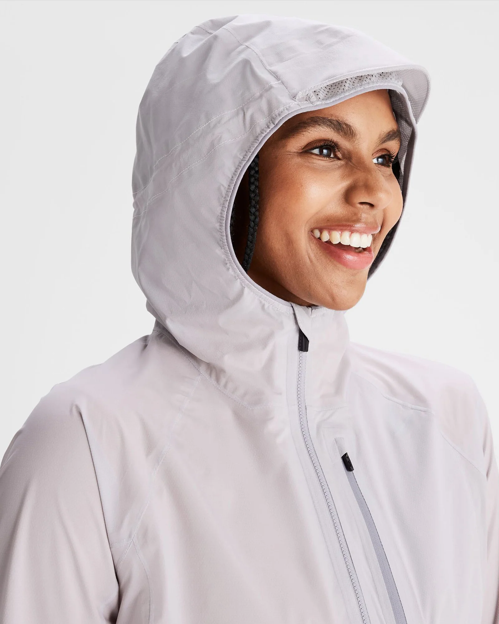 Women's Seeker 2.5L Rain Jacket - Dove - Image 6