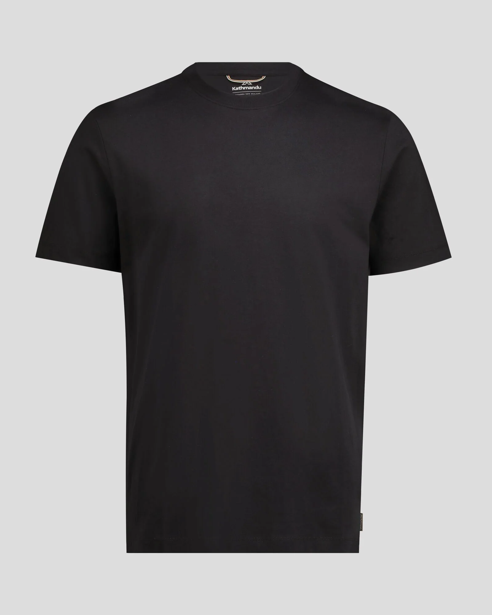 Men's Solid Organic Cotton T-shirt - Black Stingray - Image 5