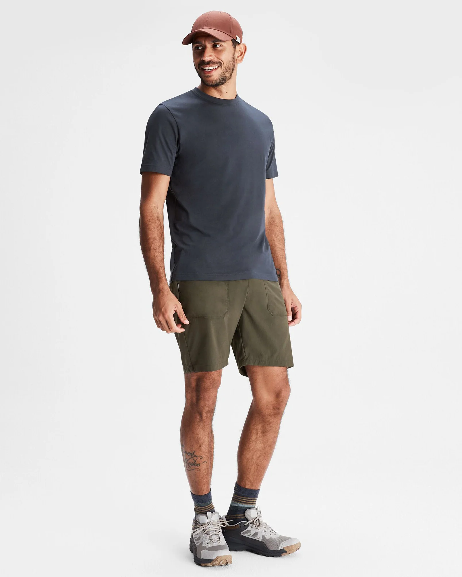 Men's Solid Organic Cotton T-shirt - Pure Navy - Image 2