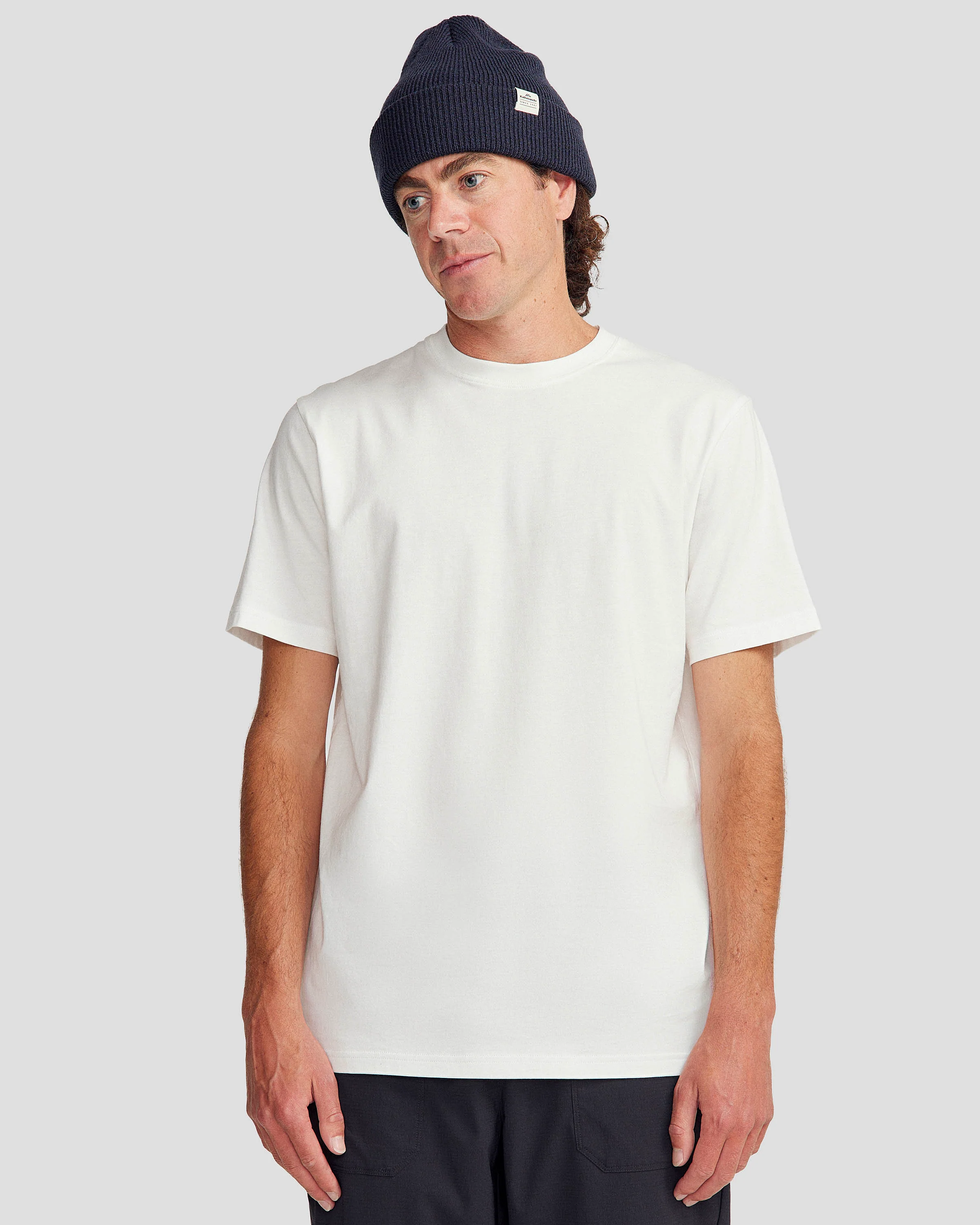 Men's Solid Organic Cotton T-shirt - White