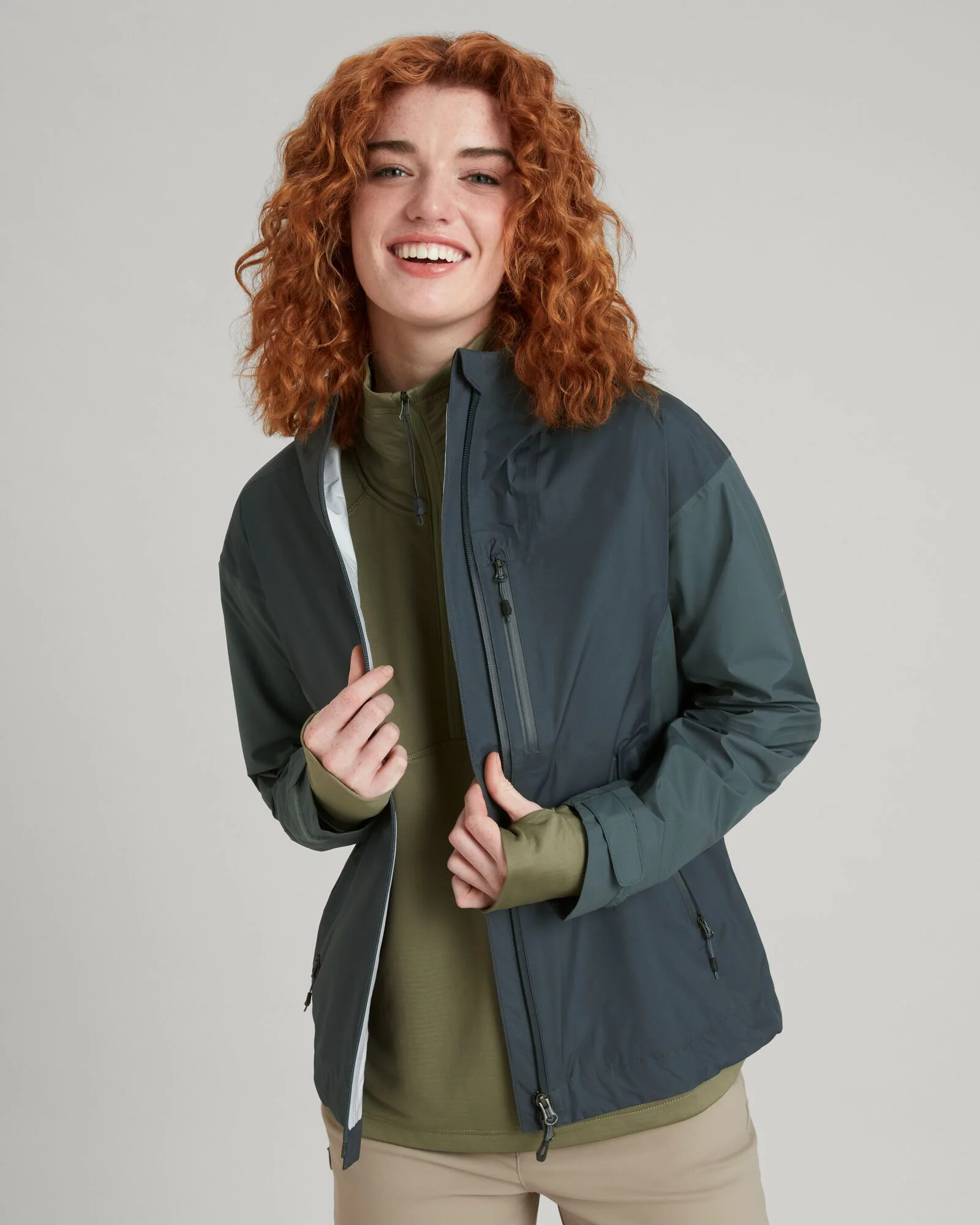 STORM-Chaser 3 Layer Women's Rain Jacket - Night/Light Night