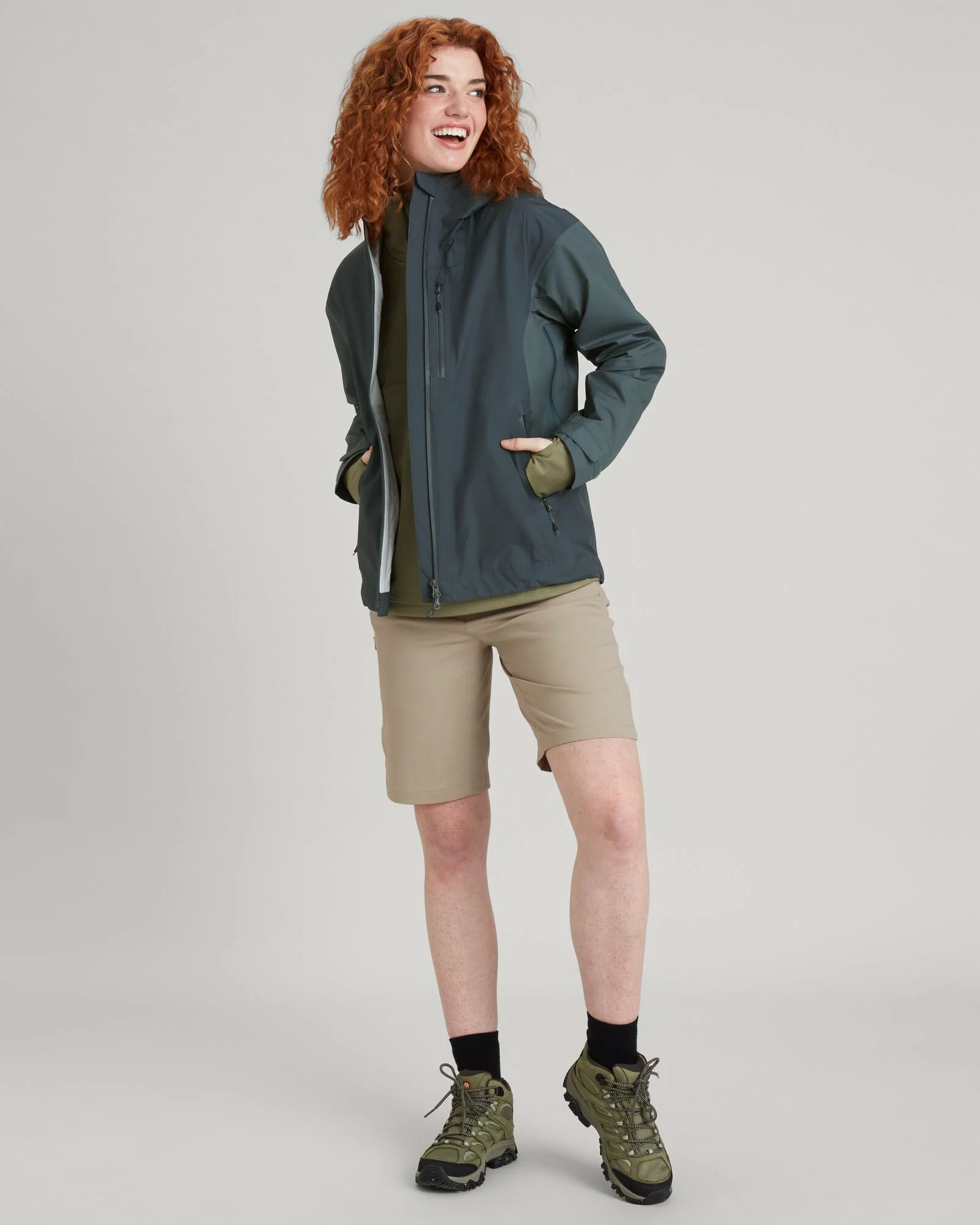 STORM-Chaser 3 Layer Women's Rain Jacket - Night/Light Night - Image 2