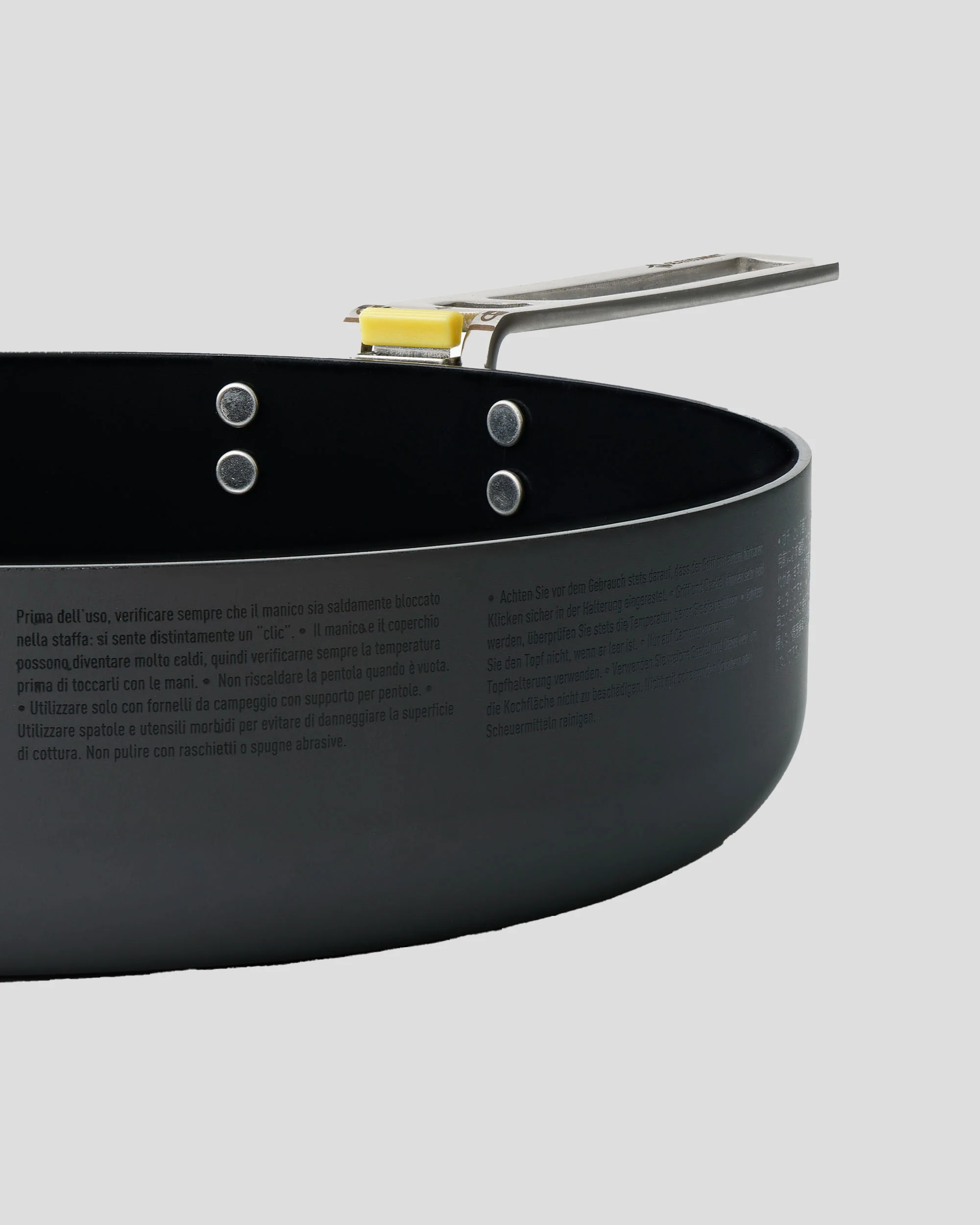 Sea to Summit Frontier UL 20cm Pan 1.5 L - Anodised Grey/Sulphur - Image 2