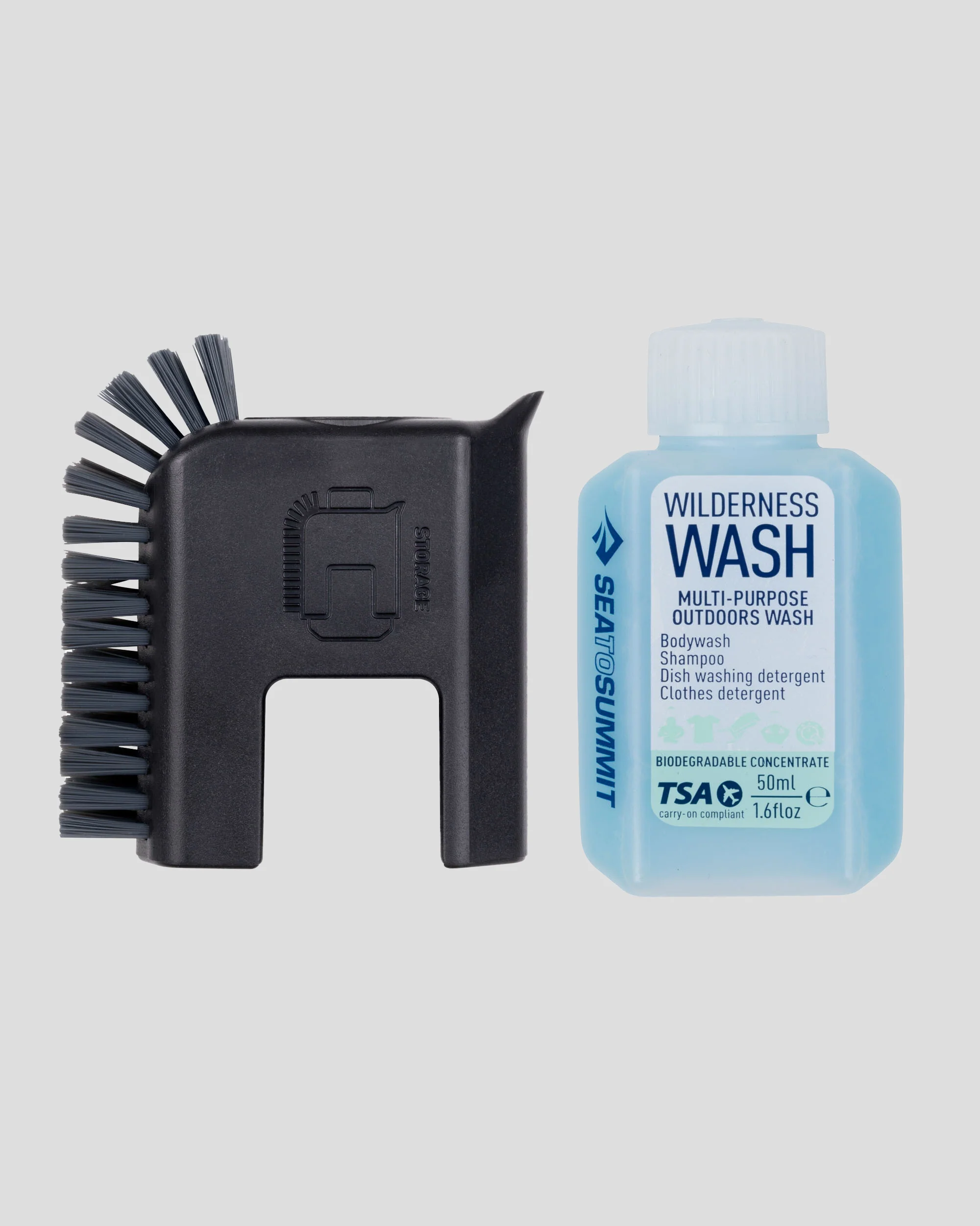Sea to Summit Camp Kitchen Pot Scrubber & Soap 50 ml - Black