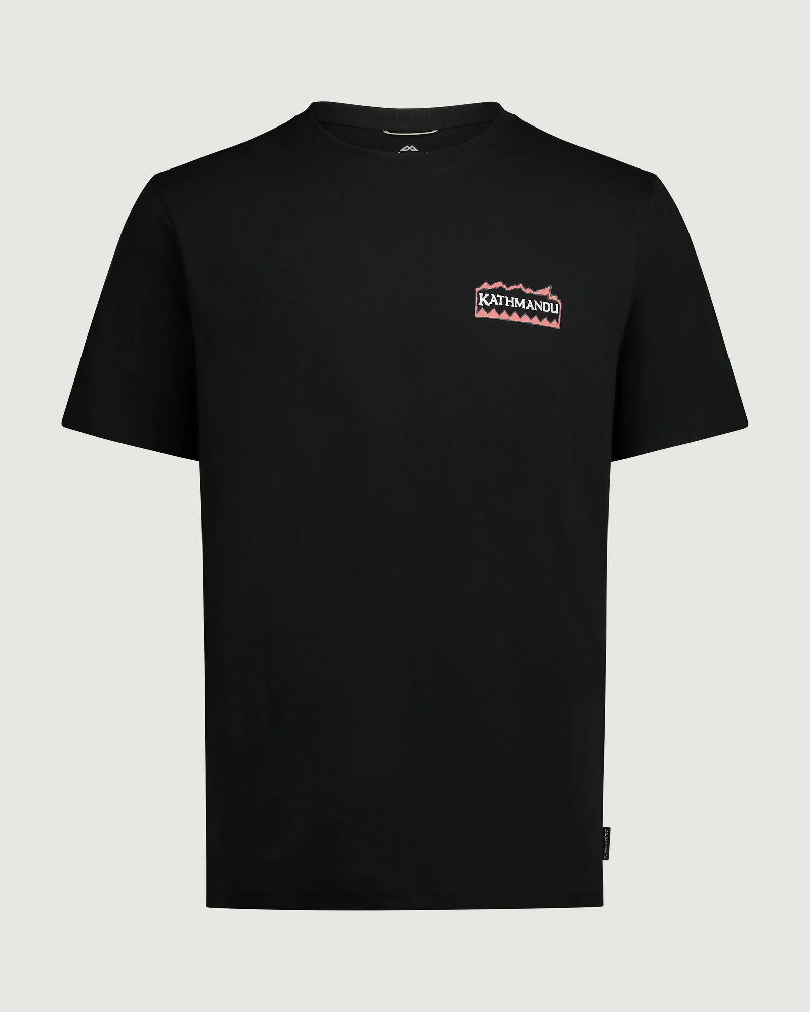 Men's Summit Print Organic Cotton T-shirt - Black - Image 6