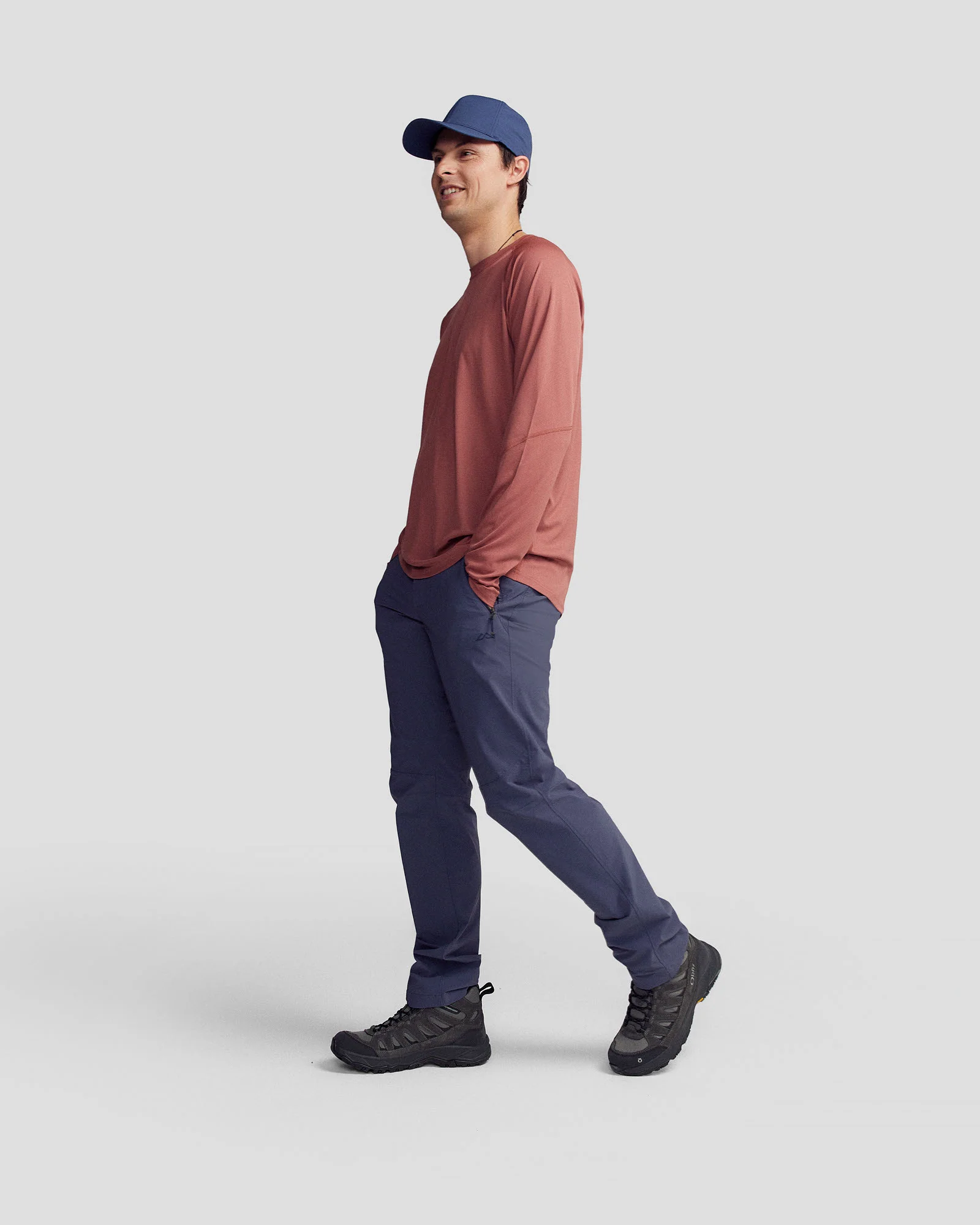 Men's SUN-Stopper LT L/S Top - Dark Clay - Image 2