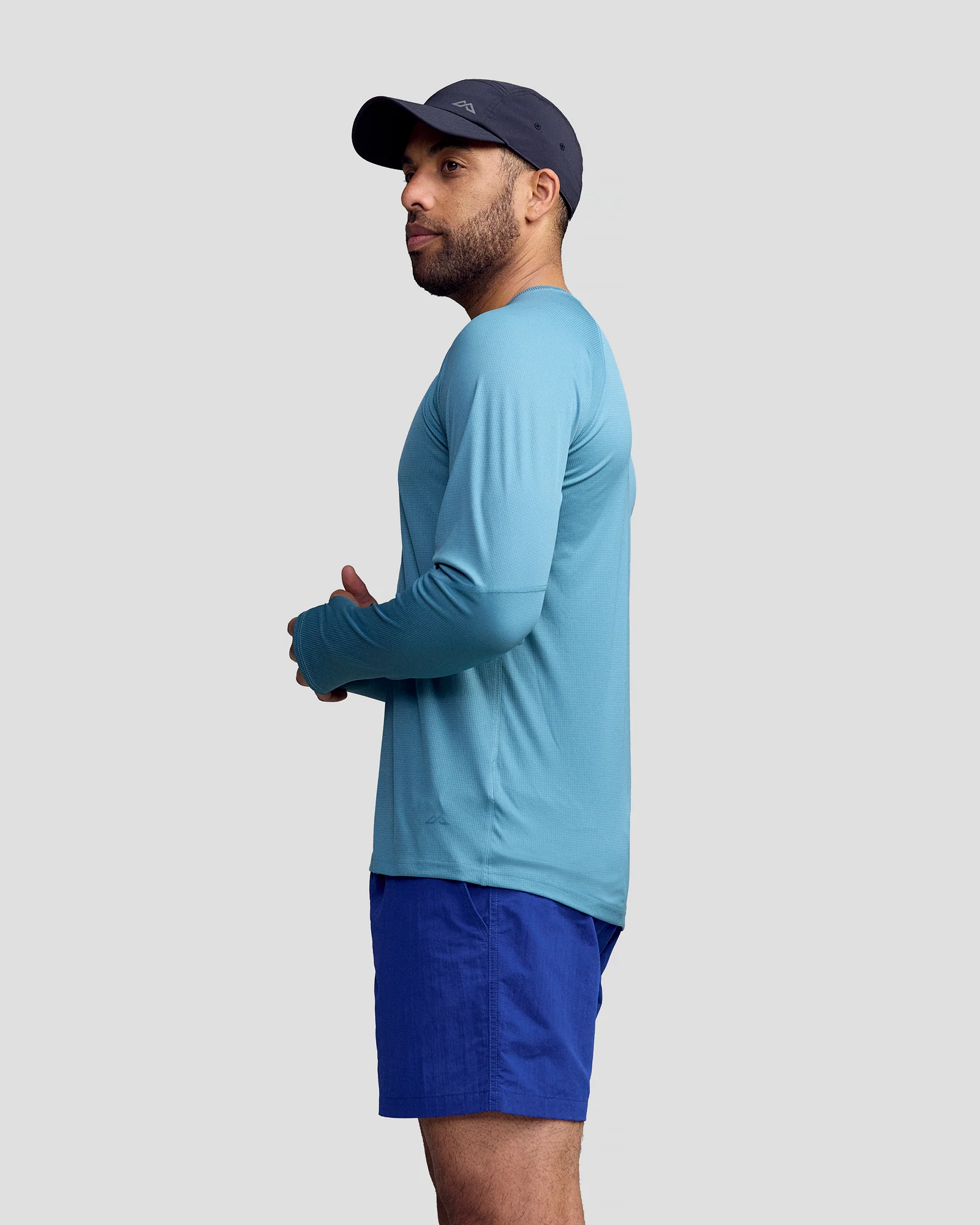 Men's SUN-Stopper LT L/S Top - Washed Blue - Image 6