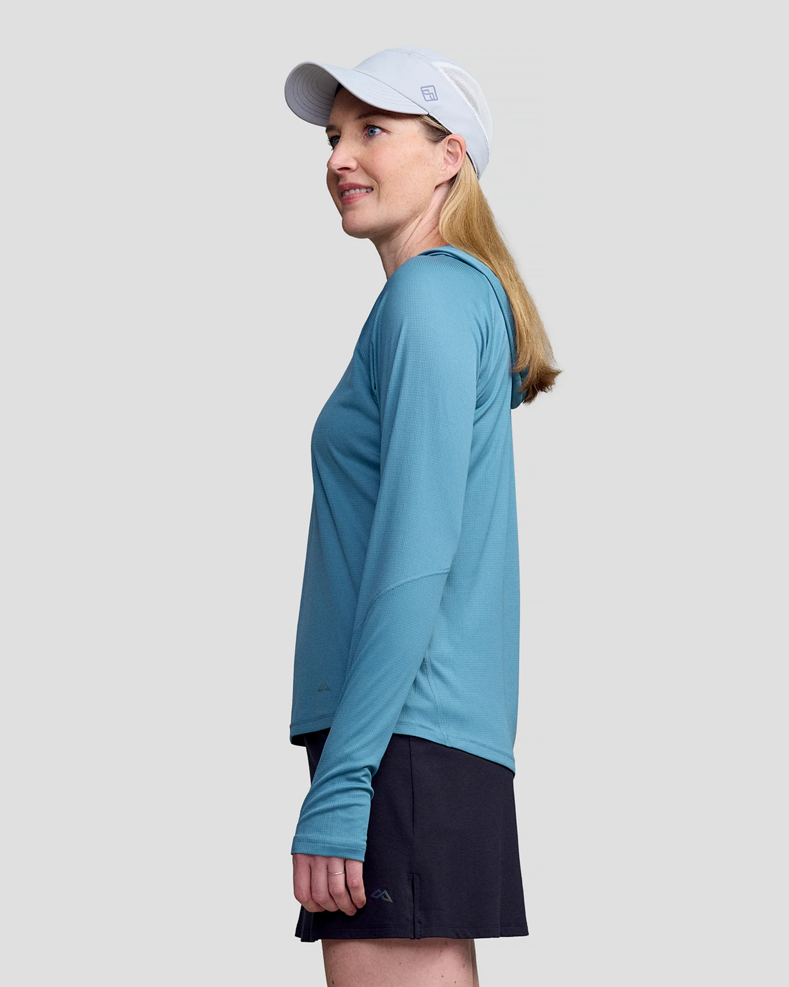 Women's SUN-Stopper LT Hoodie - Hooded Top - Washed Blue - Image 5