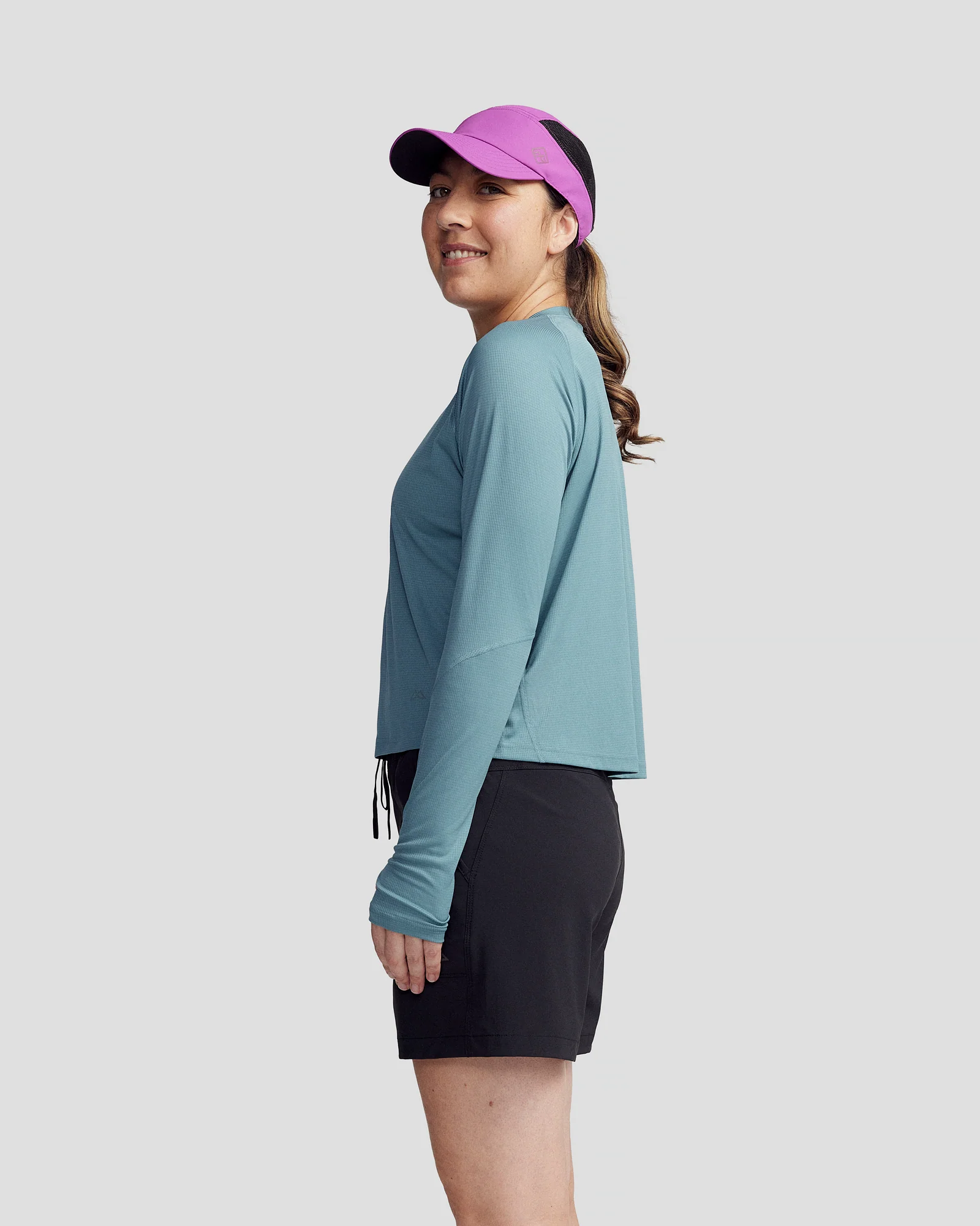 Women's SUN-Stopper LT L/S Top - Washed Blue